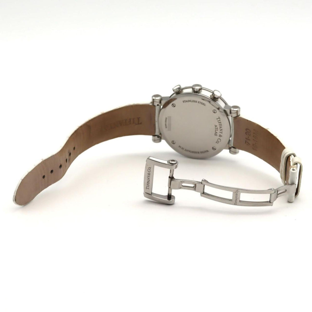 Tiffany & Co. Atlas Lady Chronograph Z1301.32.11A20A71A White Dial 36mm Watch