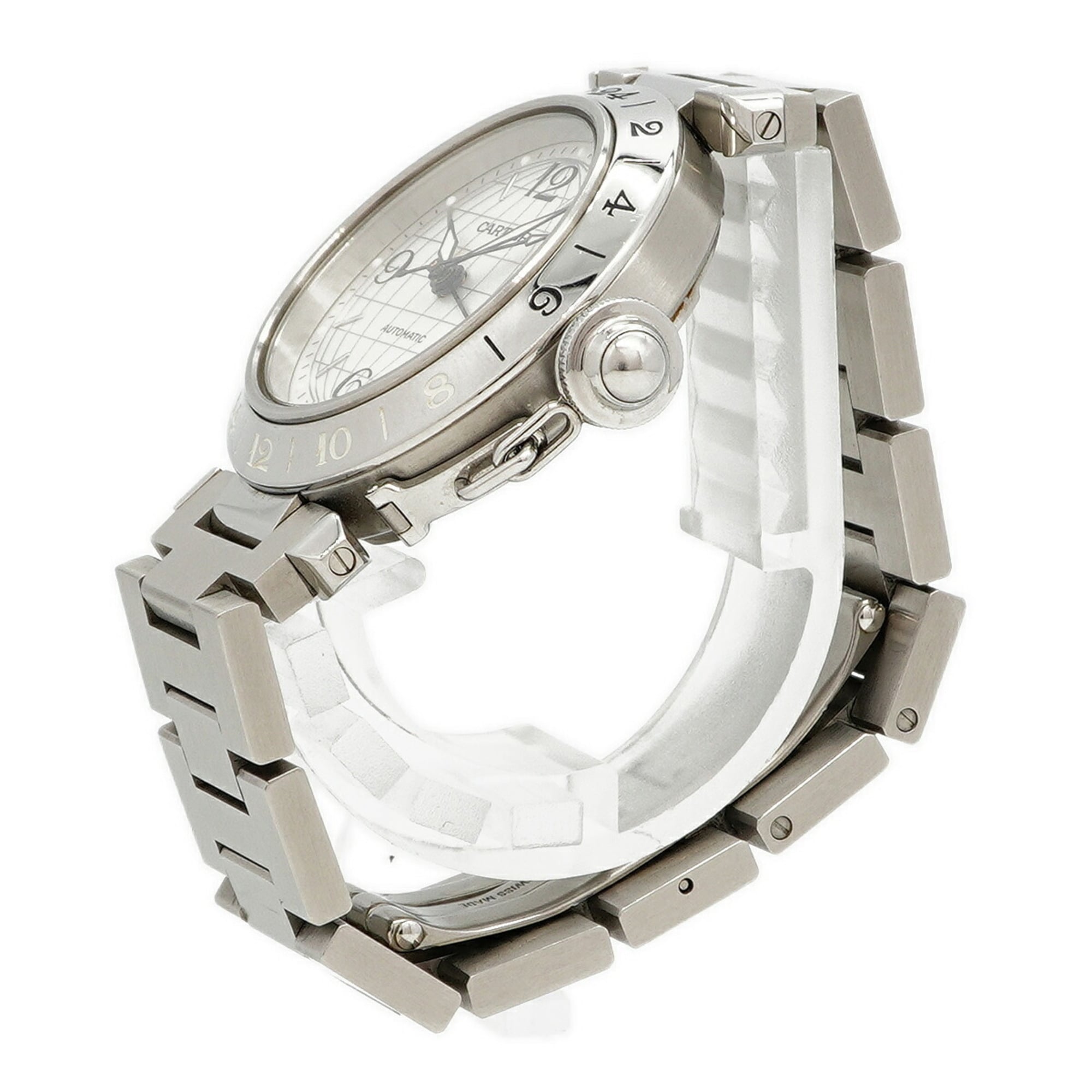 Cartier Pasha W31078M7 Silver Dial 35mm Watch