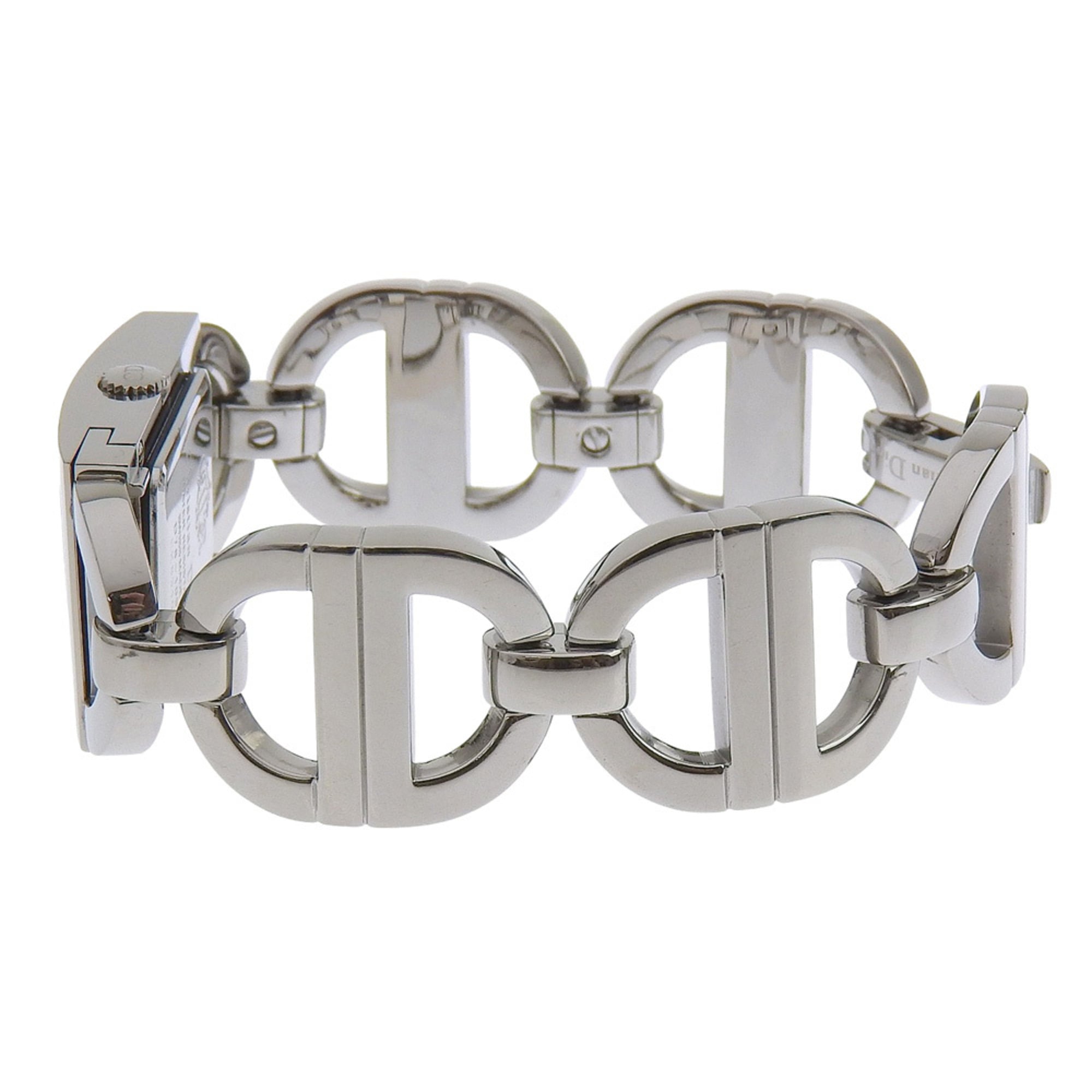 Dior Maris-horloge D78-109, roestvrij staal, quartz, analoge wijzerplaat, witte wijzerplaat, damesmodel