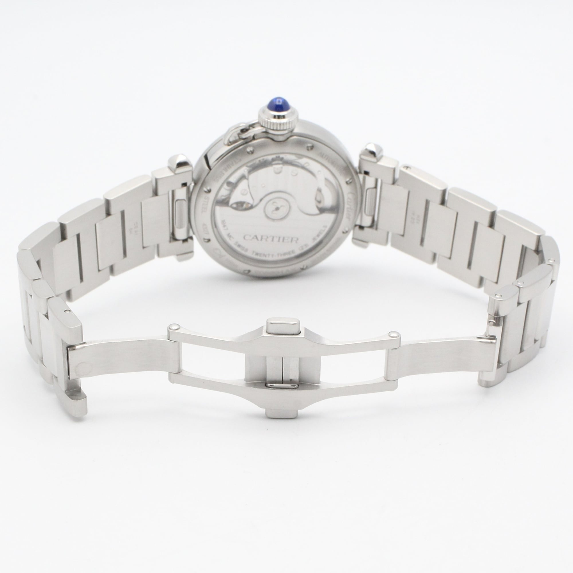 Cartier Pasha WSPA0013 Silver Dial 35mm Watch