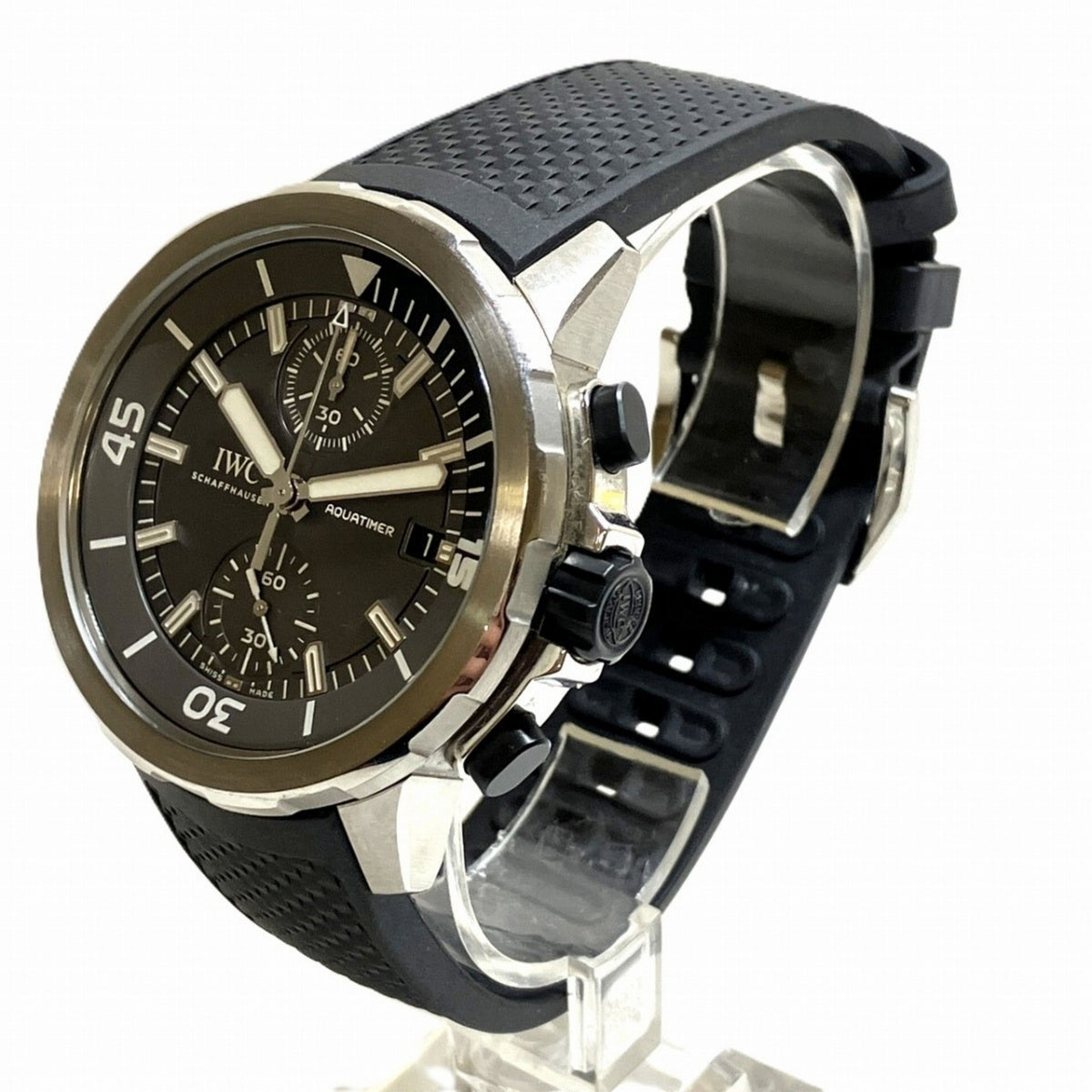 IWC Schaffhausen IW379506 Schwarz Zifferblatt 44 mm Uhr