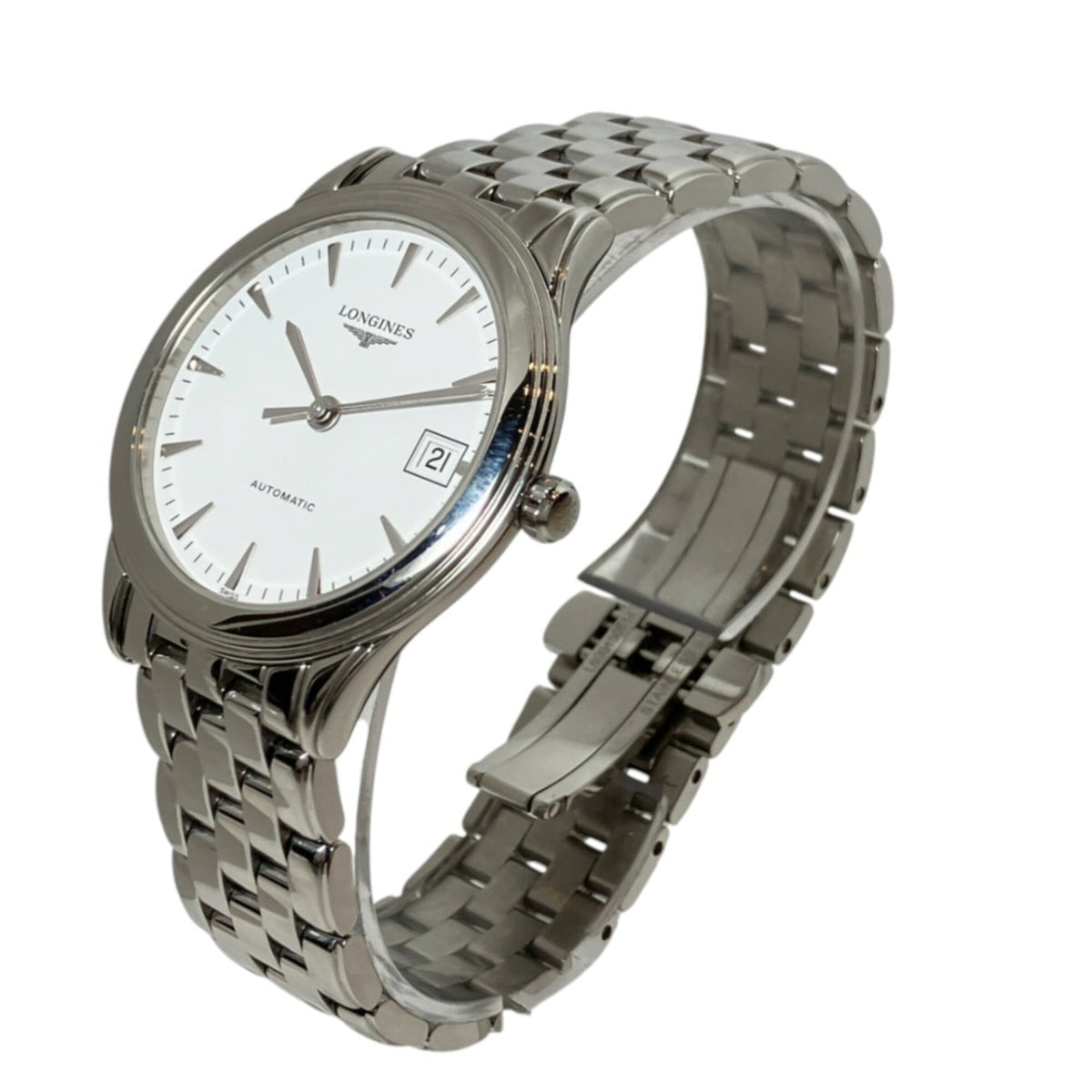 Longines-Flaggschiff L4.774.4 Weiß Zifferblatt 36 mm Uhr