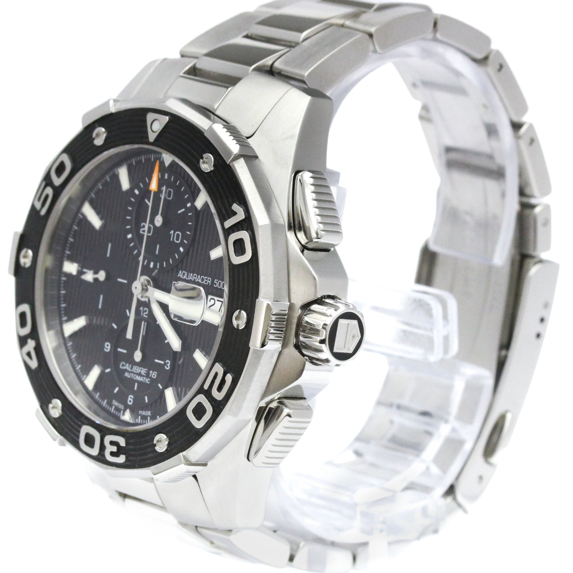 TAG Heuer Aquaracer CAJ2110 Black Dial 44mm Watch
