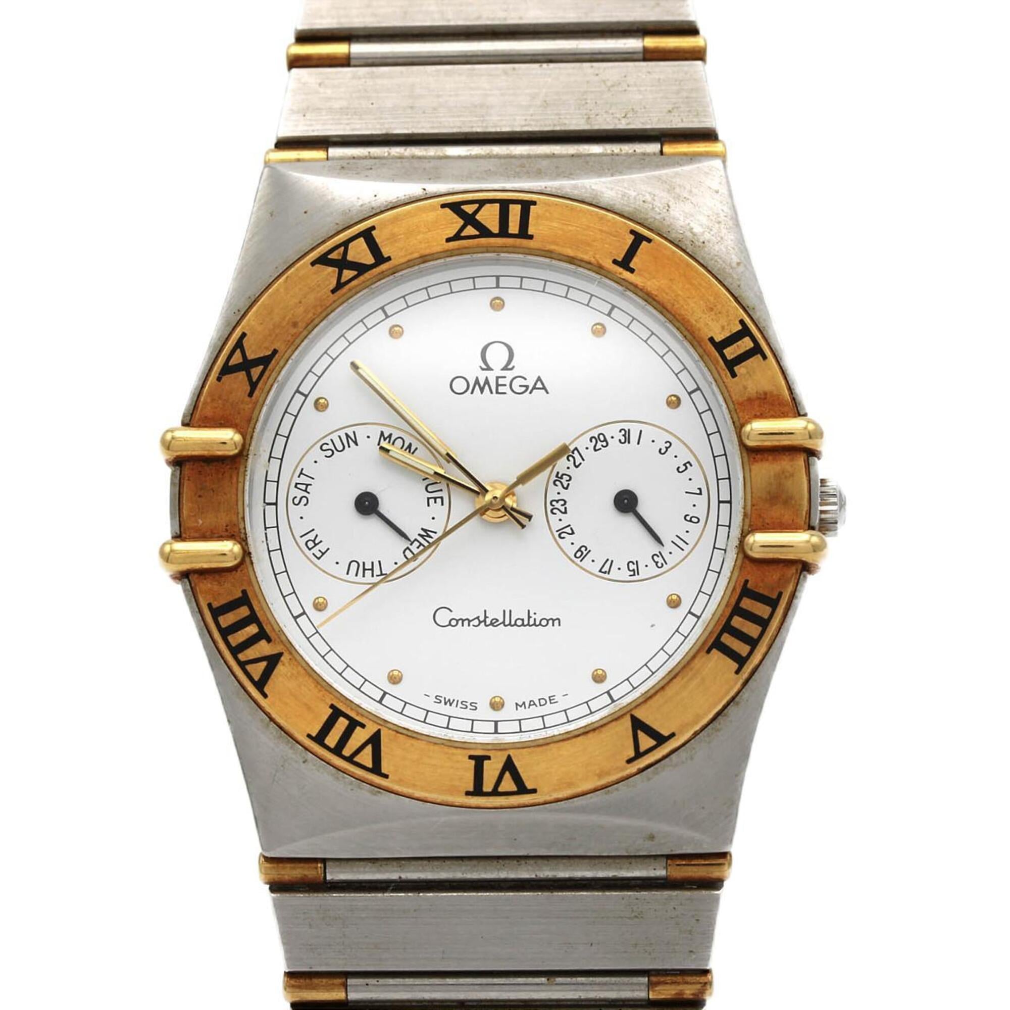 Omega Constellation Day-Date White Dial 32mm Watch