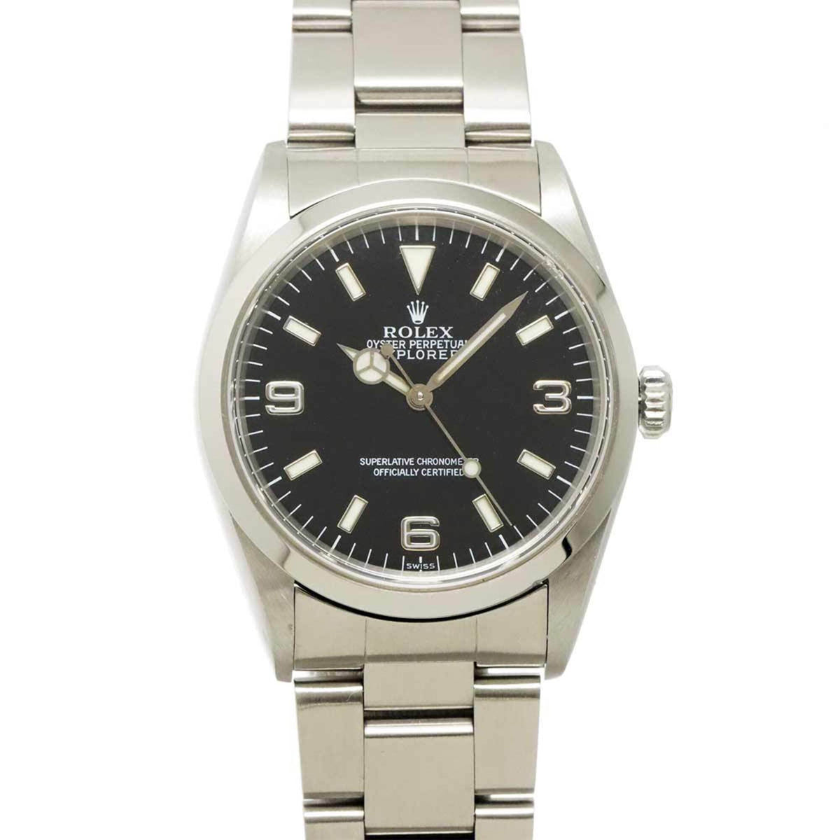 Rolex Explorer 14270 Schwarz Zifferblatt 36 mm Uhr