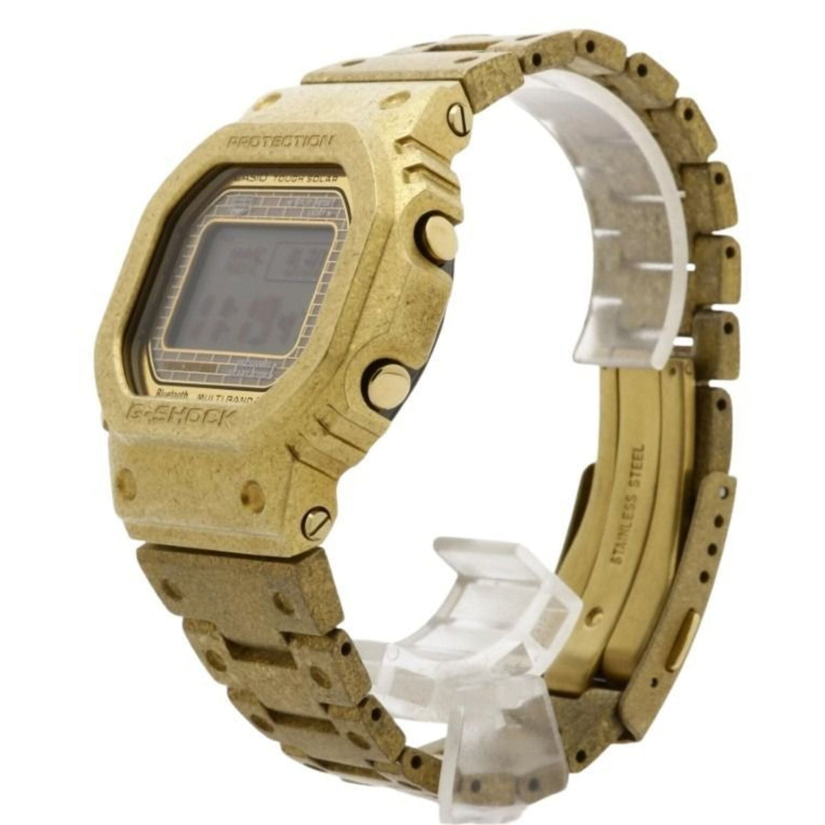 Casio G-SHOCK 40th Anniversary RECRYSTALLIZED FULL METAL 5000 SERIES GMW-B5000PG-9JR Gold Dial 43mm Watch