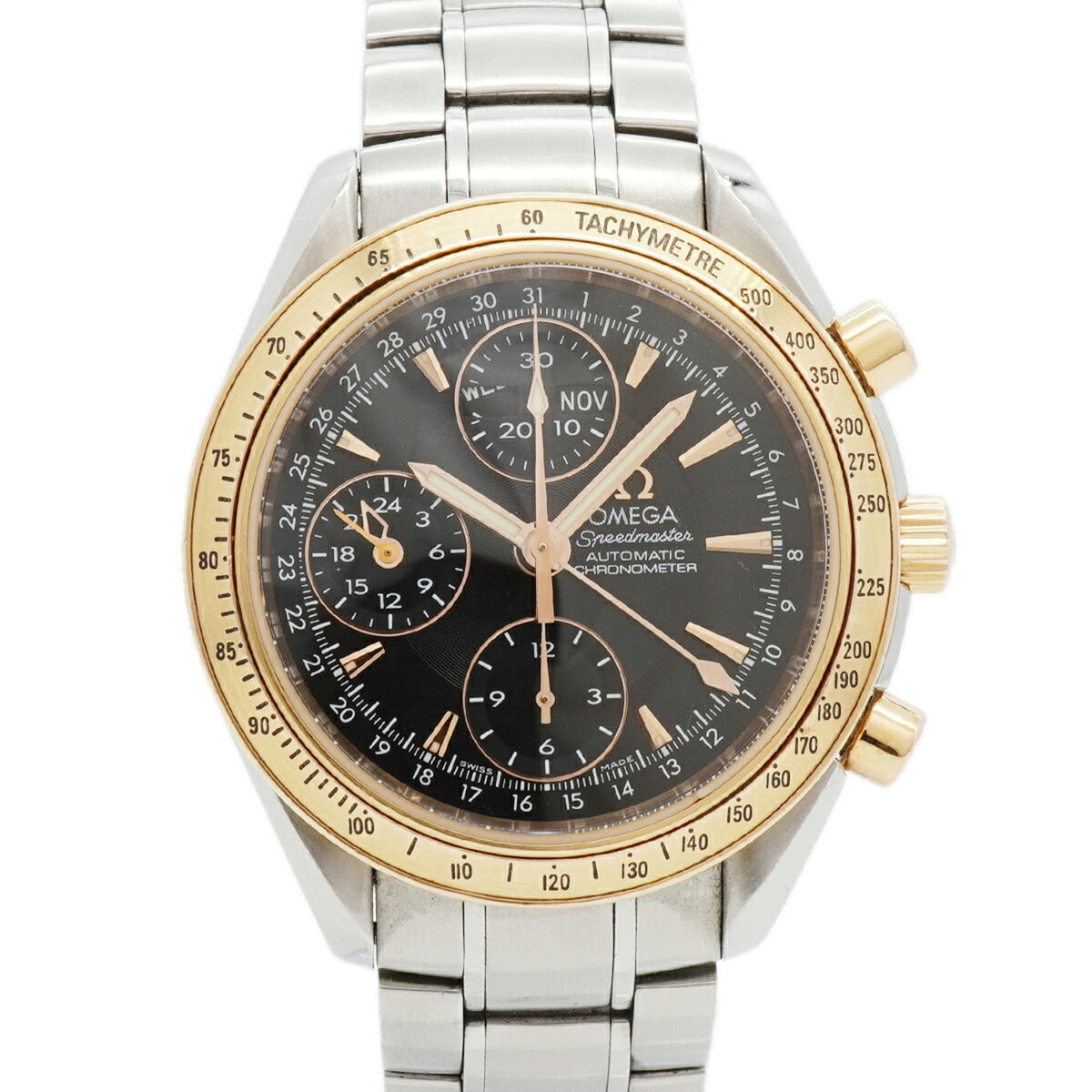 Omega Speedmaster Day-Date 323.21.40.44.01.001 Black Dial 40mm Watch