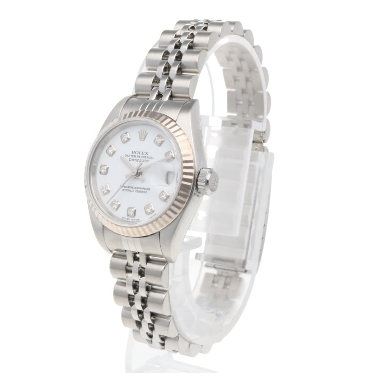 Rolex Datejust Oyster Perpetual 79174G White Dial 26mm Watch