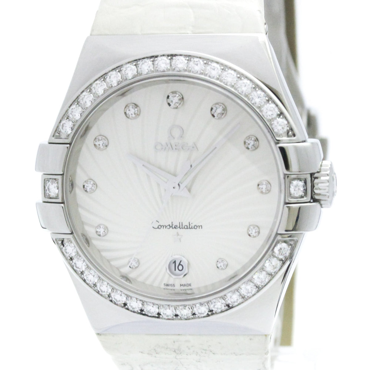 Omega Constellation 123.18.35.60.52.001 Silver Dial 35mm Watch