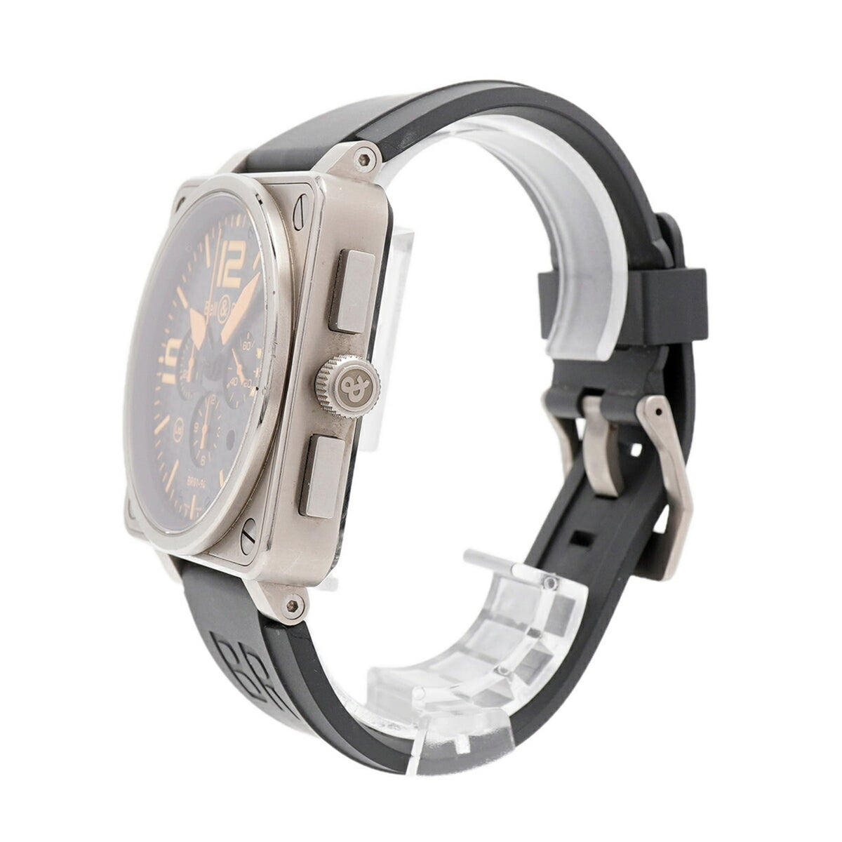 Bell & Ross BR01-94 Titanium Orange BR01-94-TO Black Dial 46mm Watch