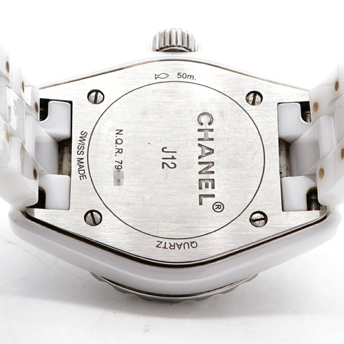 Chanel J12 8P Diamond H2570 White Dial 28mm Watch