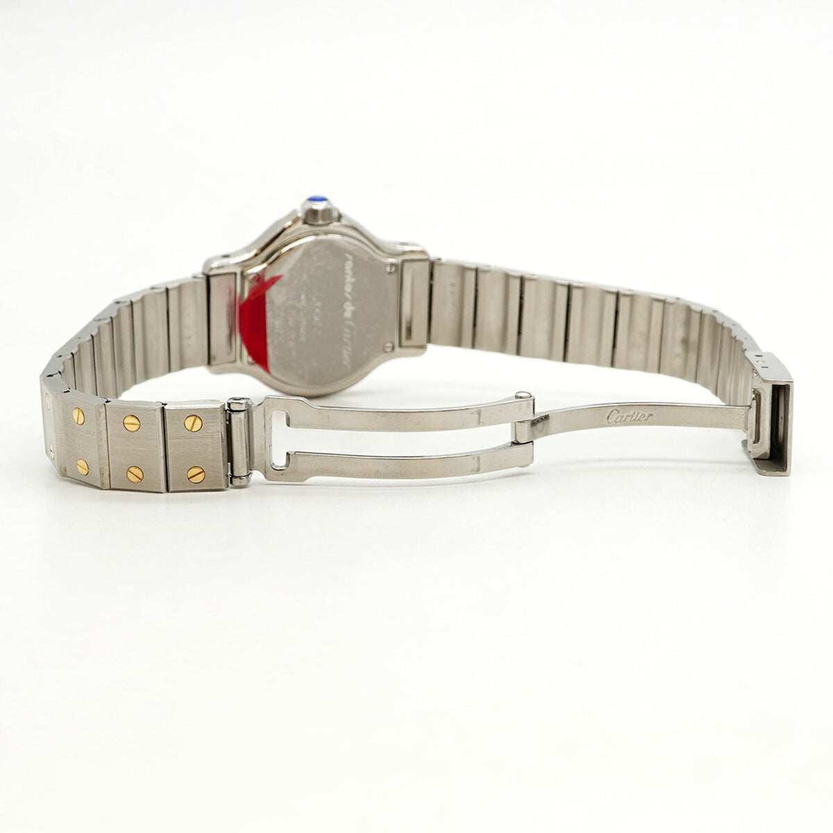 Cartier Santos Octagon SM W2001683 Beige Dial 24mm Watch