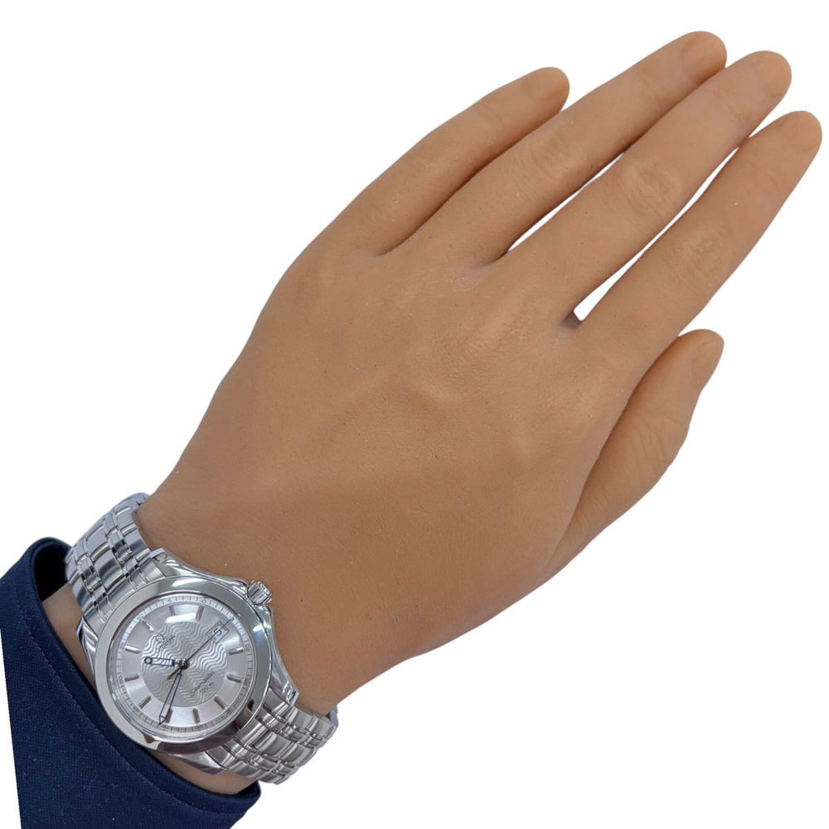 Omega Seamaster 25113100 Silver Dial 38mm Watch