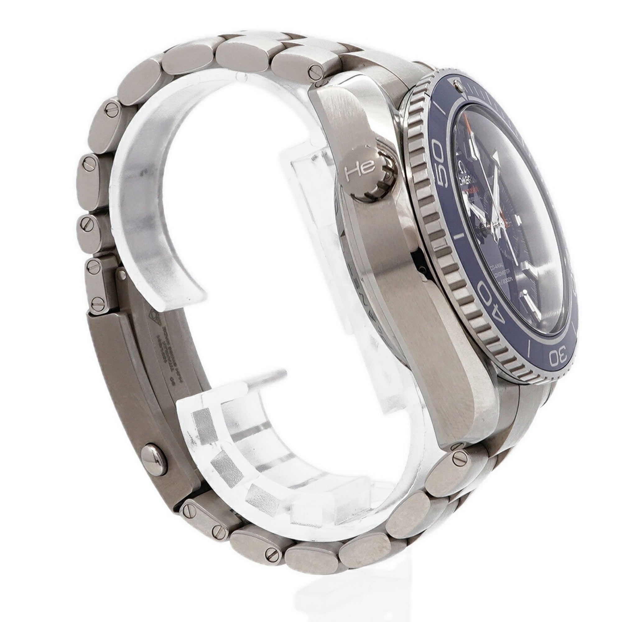 Omega Seamaster Planet Ocean Chrono 232.90.46.51.03.001 Blue Dial 45mm Watch
