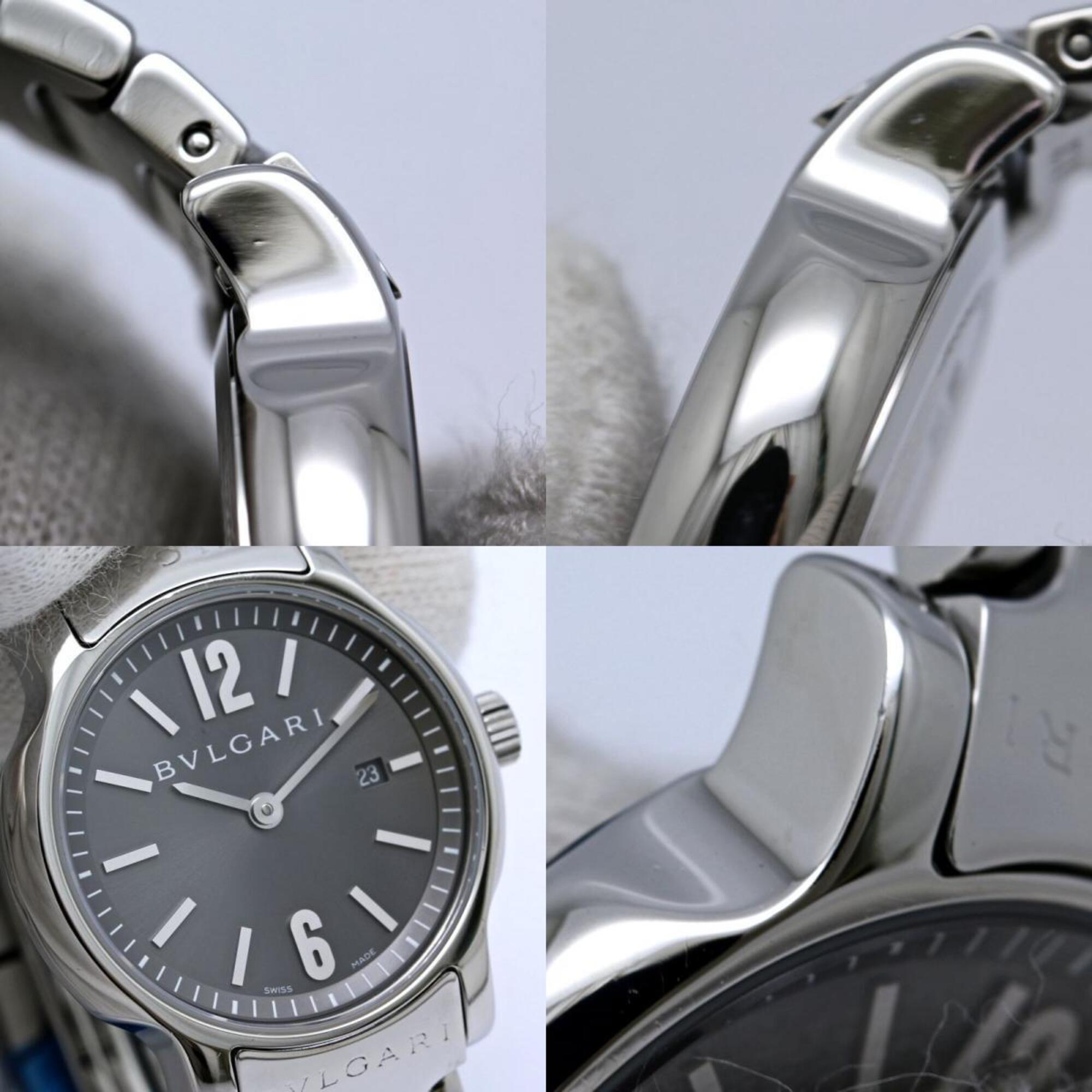 Bulgari Solotempo ST29C5SSD ST29S Grey Dial 29mm Watch