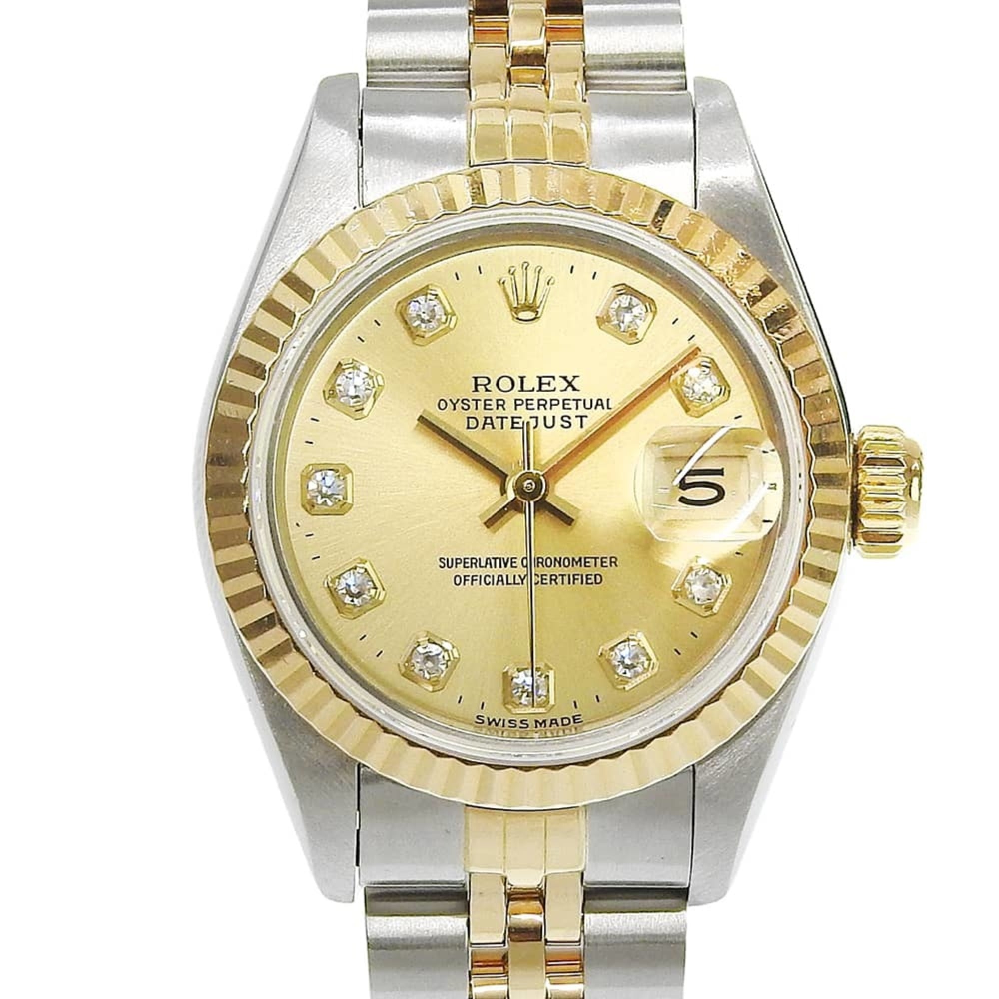 Montre Rolex Datejust Champagne avec cadran de 26 mm