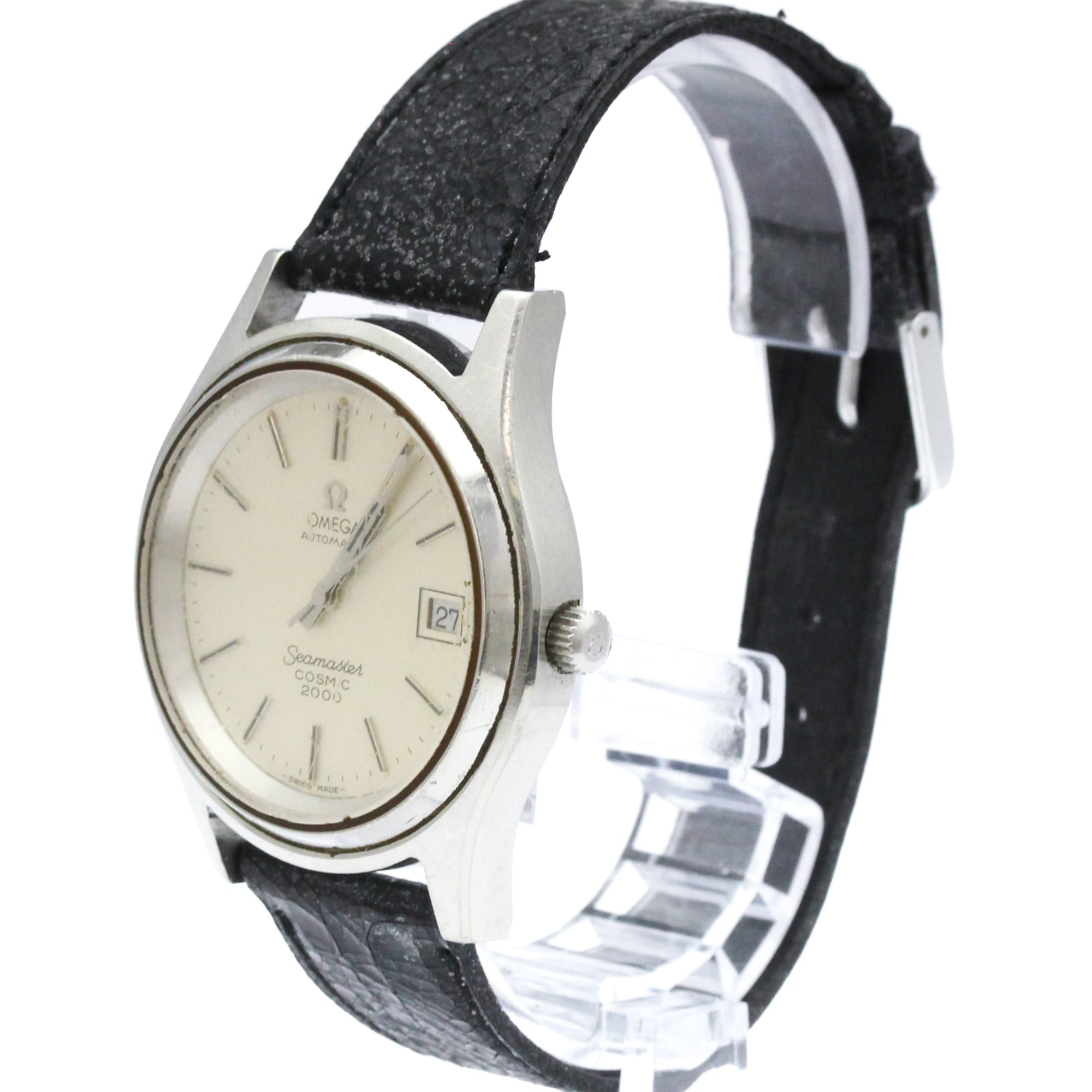 Omega Seamaster 166.128 Silver Dial 38mm Watch