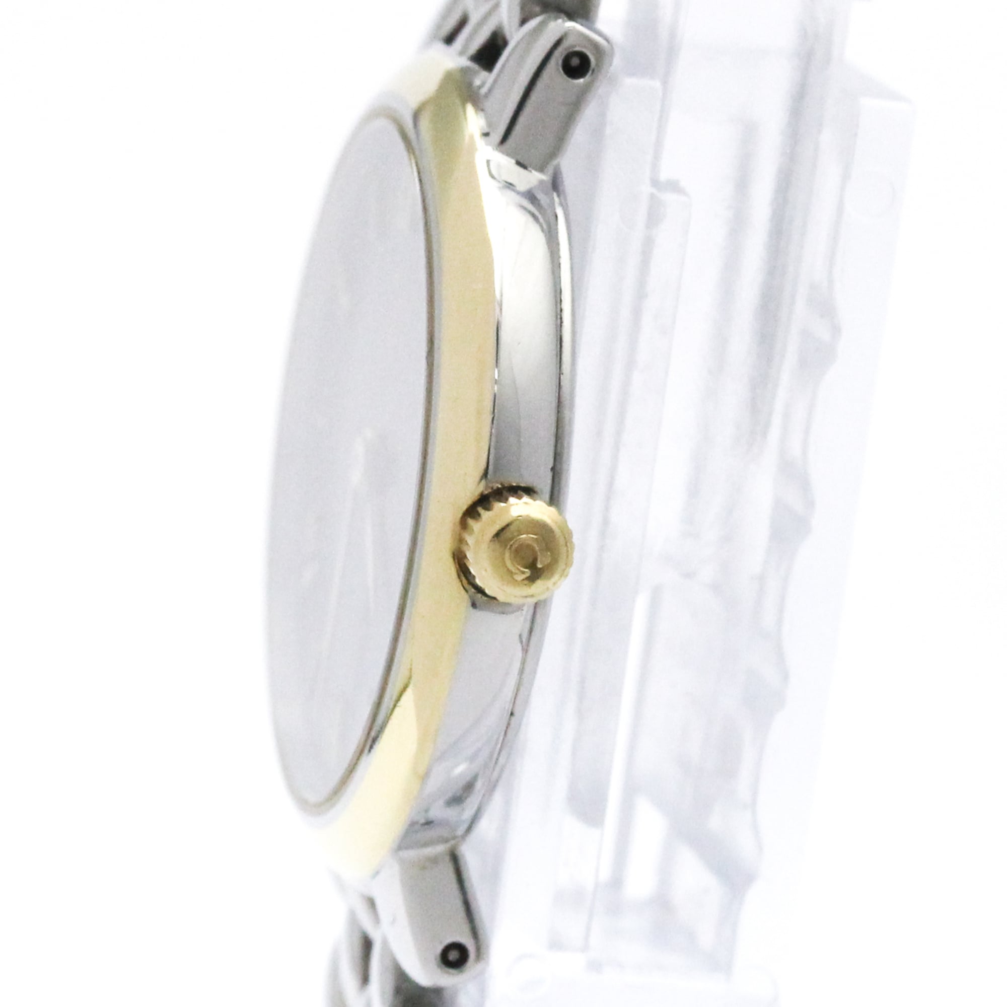 OMEGA De Ville Gold Plated Steel Quartz Ladies Watch 795.1111 Polished