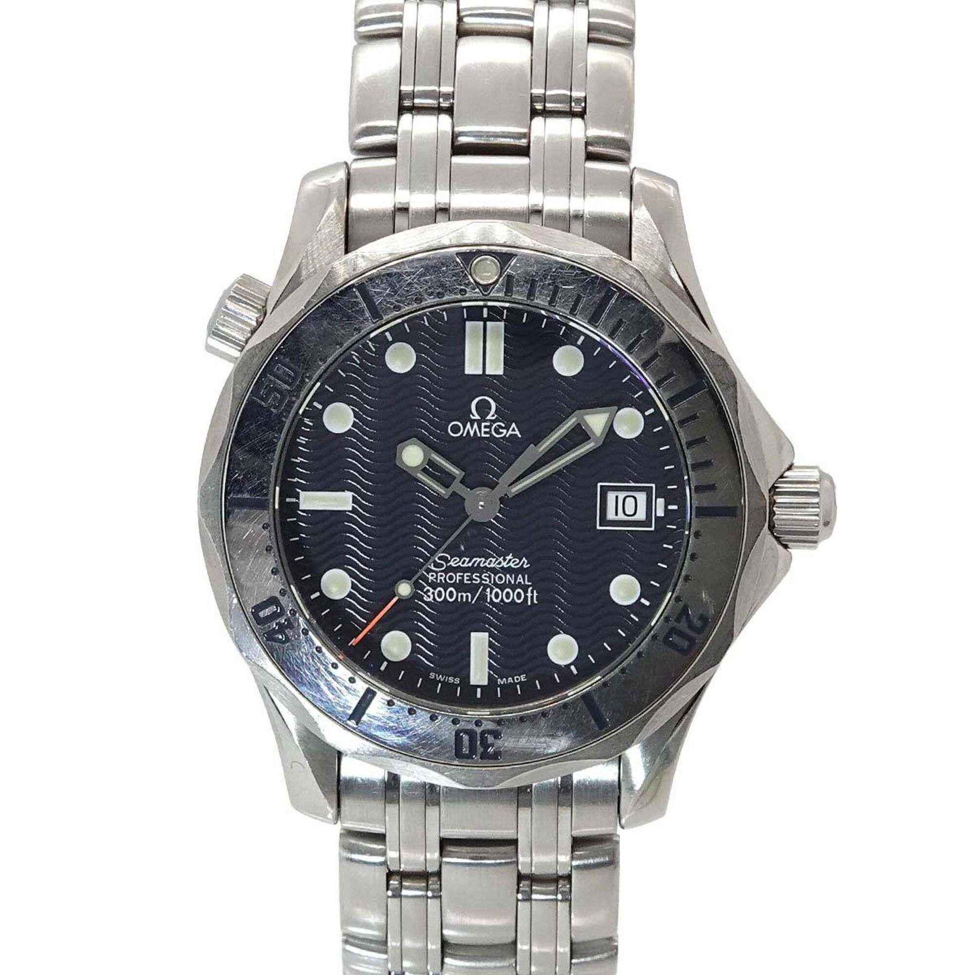 Omega Seamaster 2562 80 Blue Dial 36mm Watch