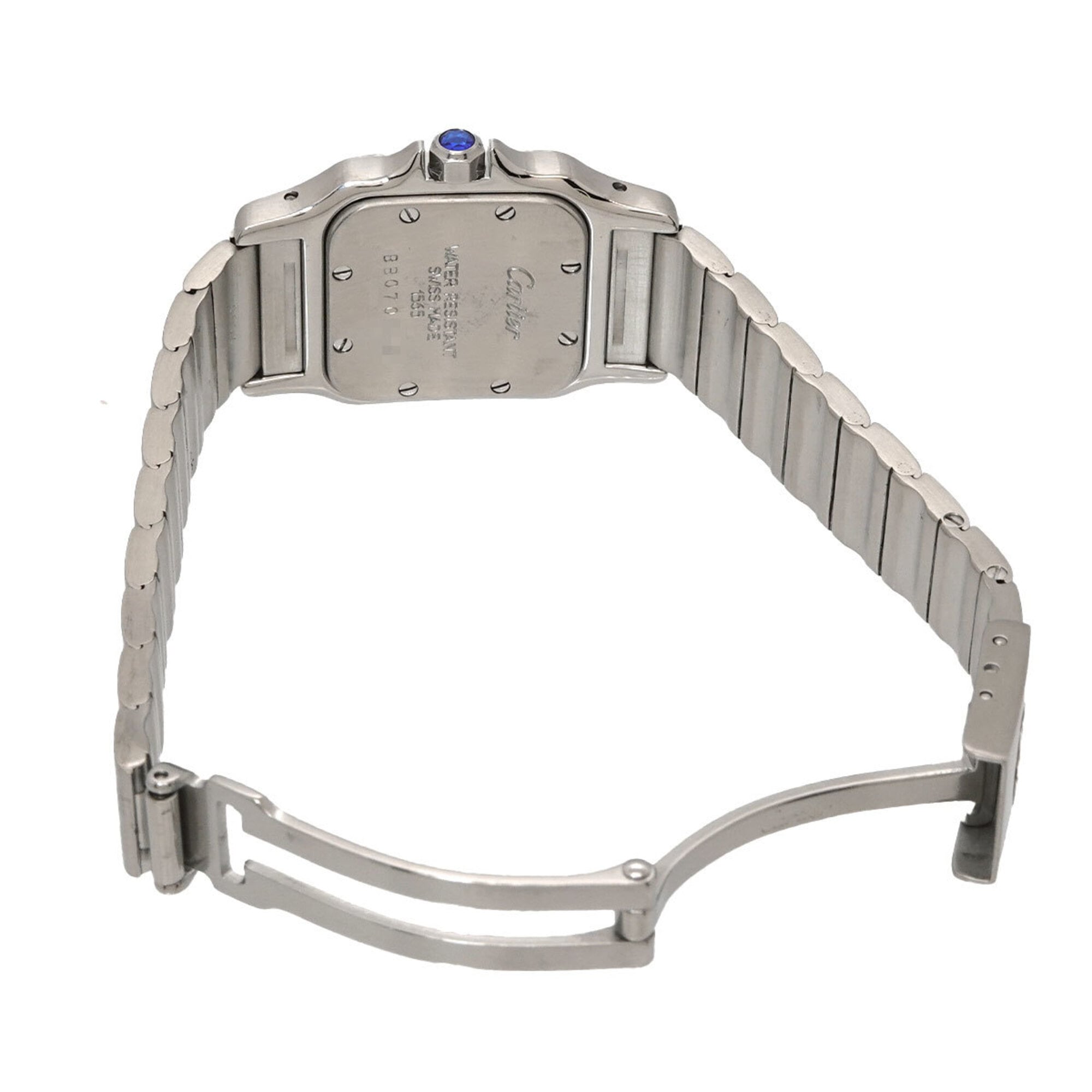 Cartier Santos Galbee SM W20024D6 Wo Ivory Quartz
