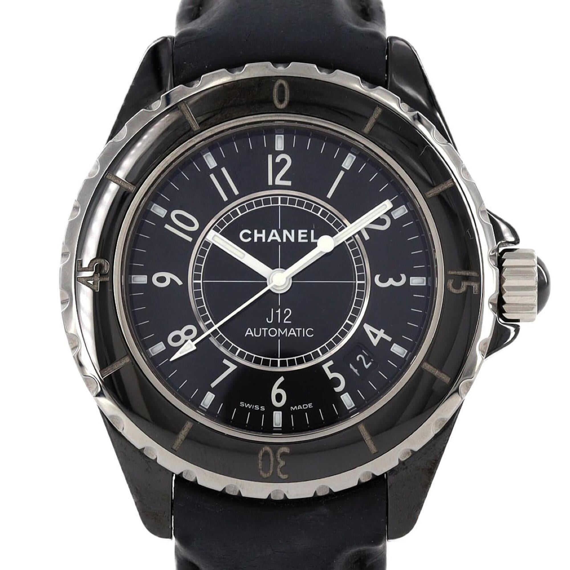 Chanel J12 H0683 Black Dial 38mm Watch
