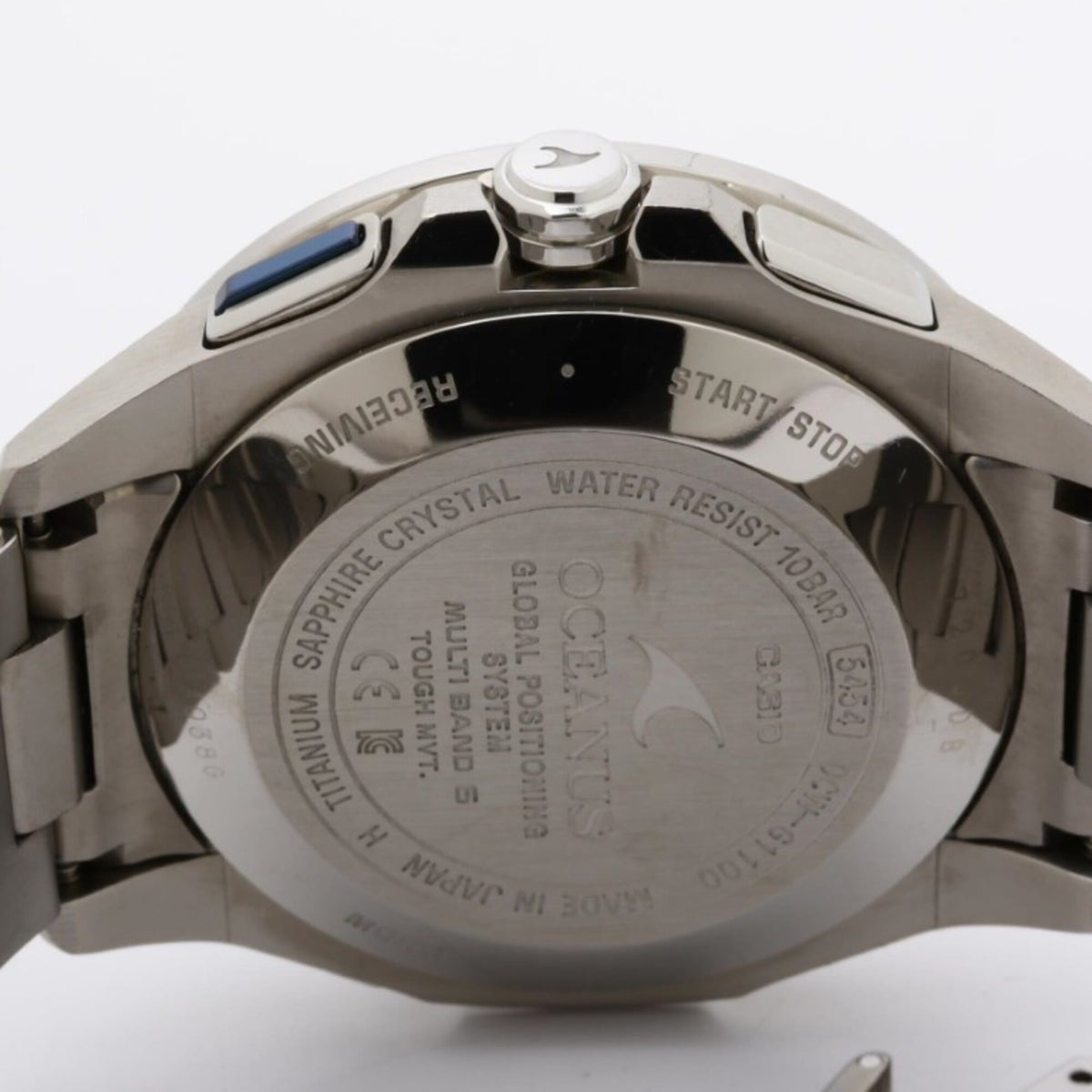 Casio Oceanus OCW-G1100T-1AJF horloge met zwarte wijzerplaat, 46 mm