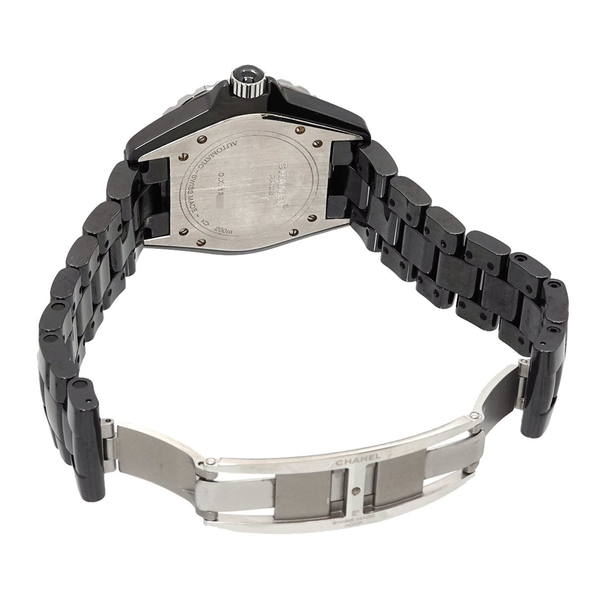 Chanel J12 H0685 Black Dial 39mm Watch
