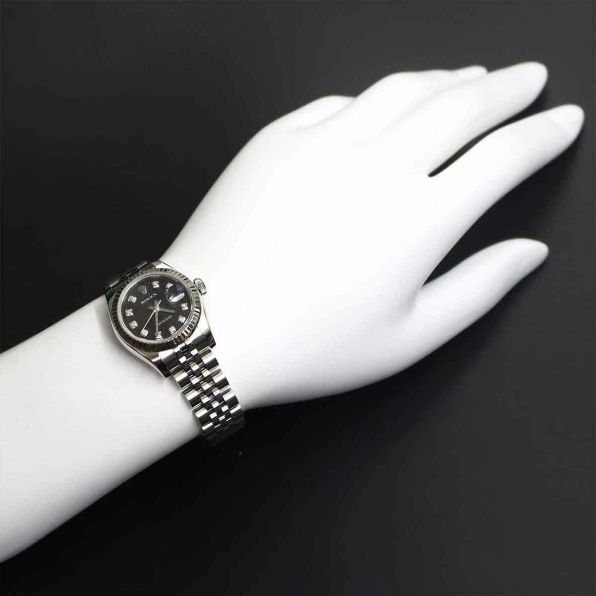 Rolex Datejust 179174G Black Dial 26mm Watch