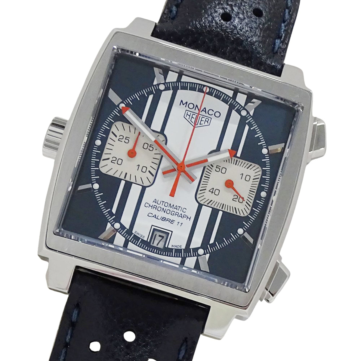 TAG Heuer Monaco CAW211D CAW211D FC6300 Blue Dial 39mm Watch