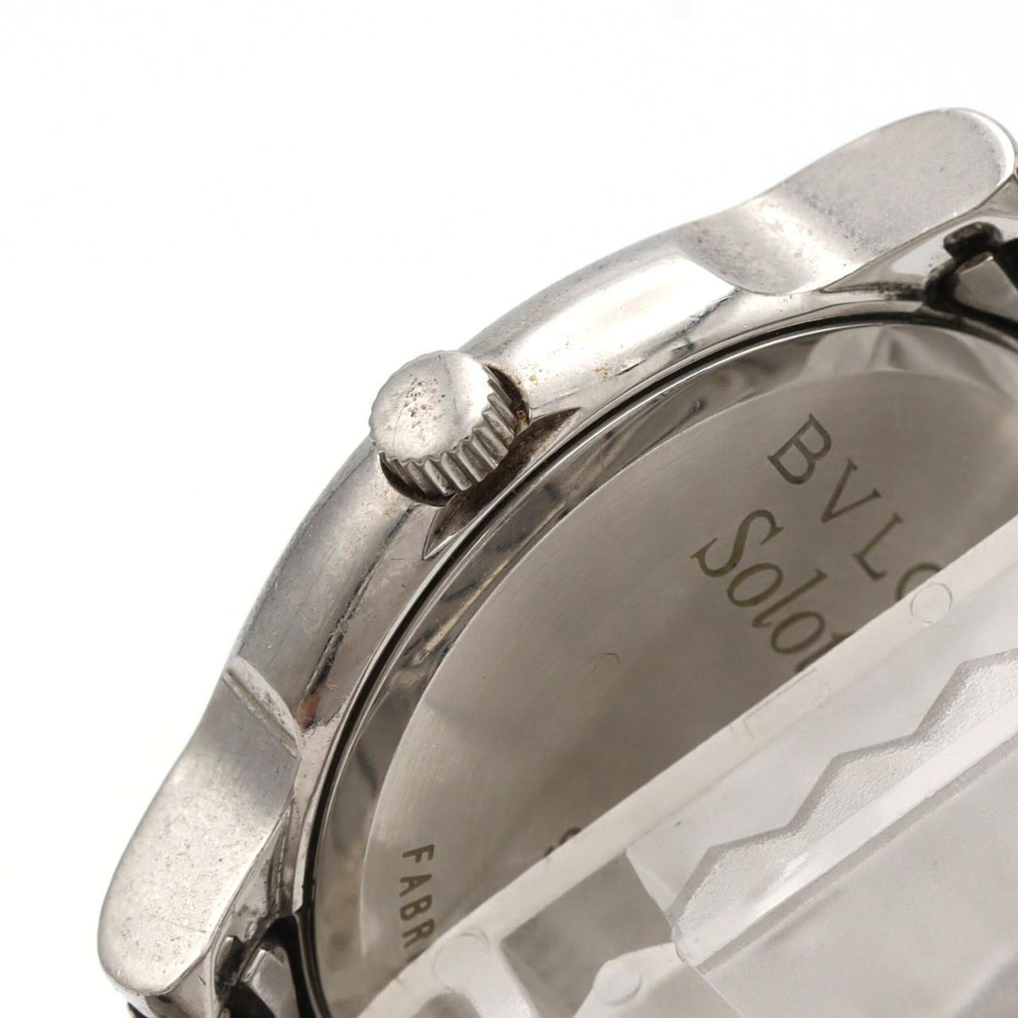 Bulgari Solotempo ST35S ST35C6SSD Stainless Steel Quartz Watch