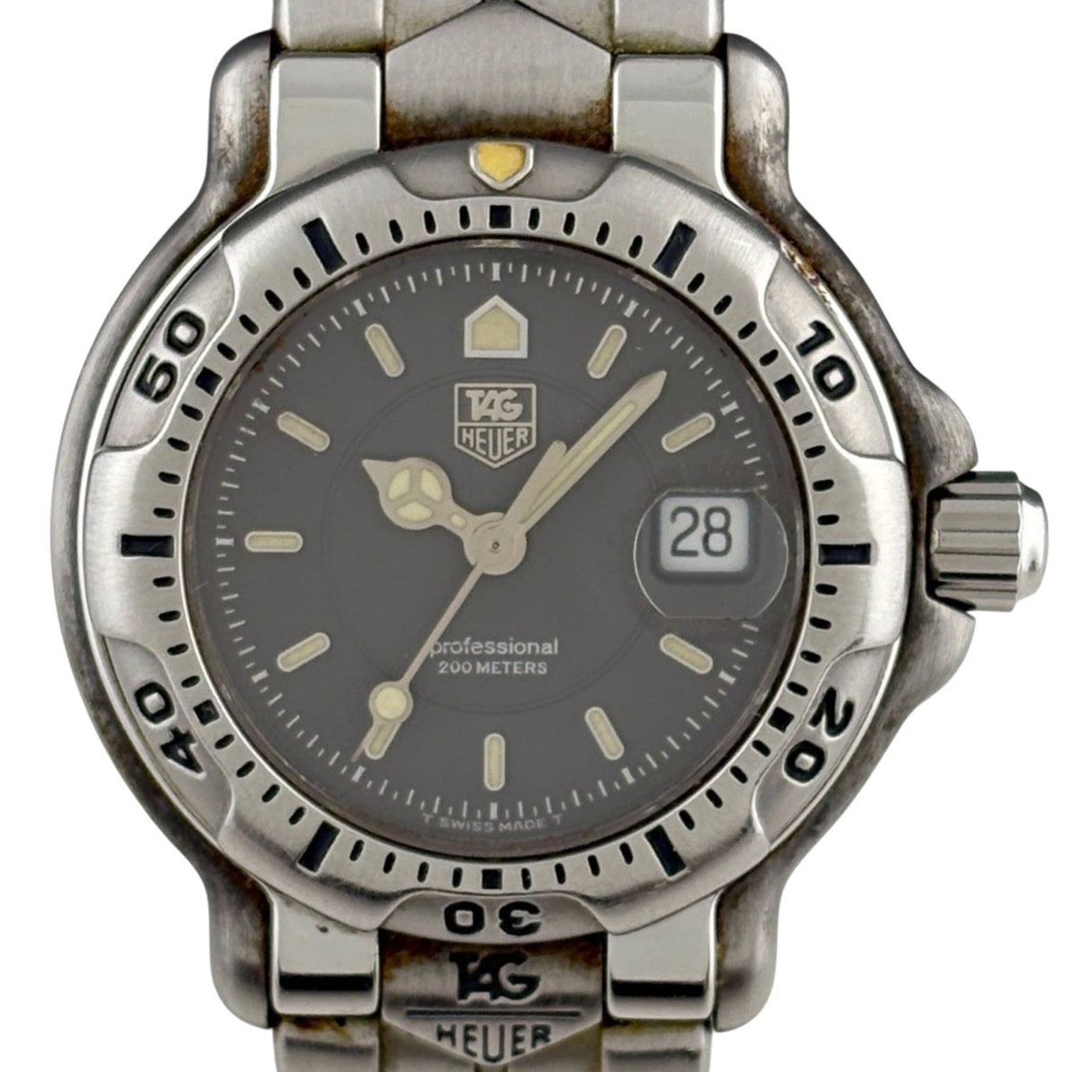 TAG Heuer Cell Date WH1312 Gray Dial 28mm Watch