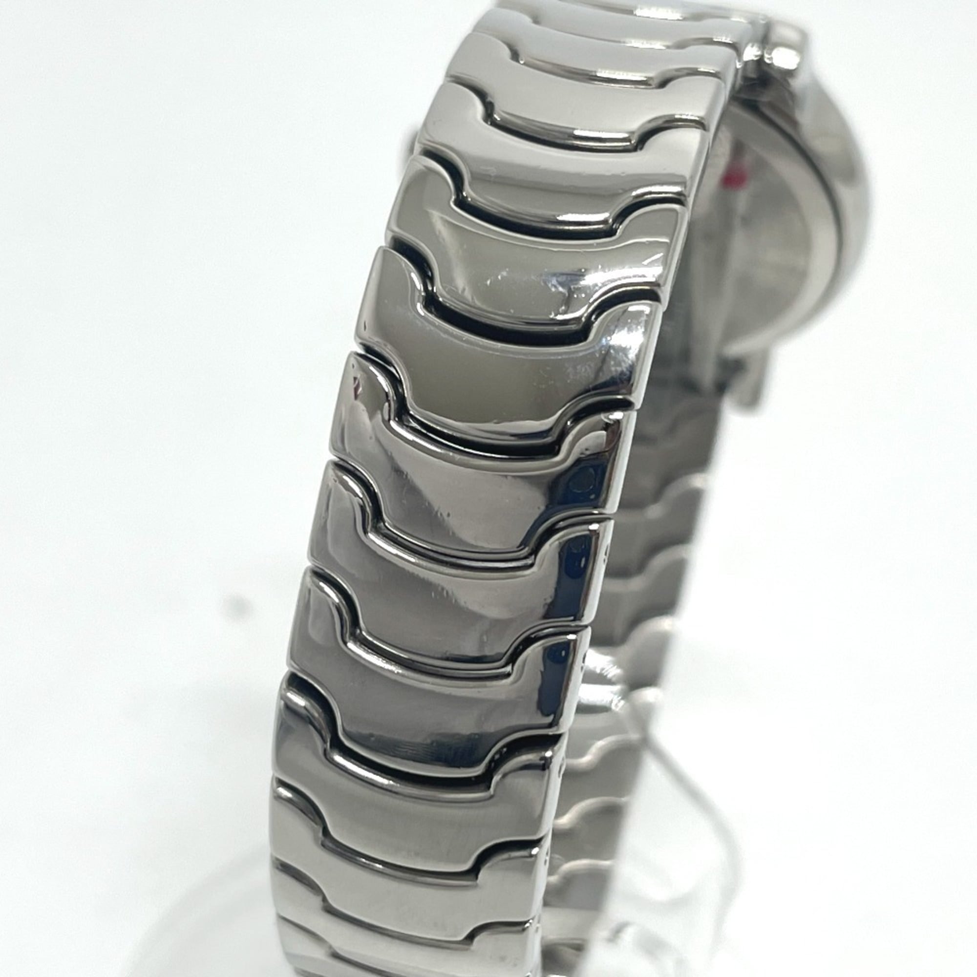BVLGARI ST29S Solotempo Quarz-Uhr Datum, Edelstahl, Damenuhr, Silber