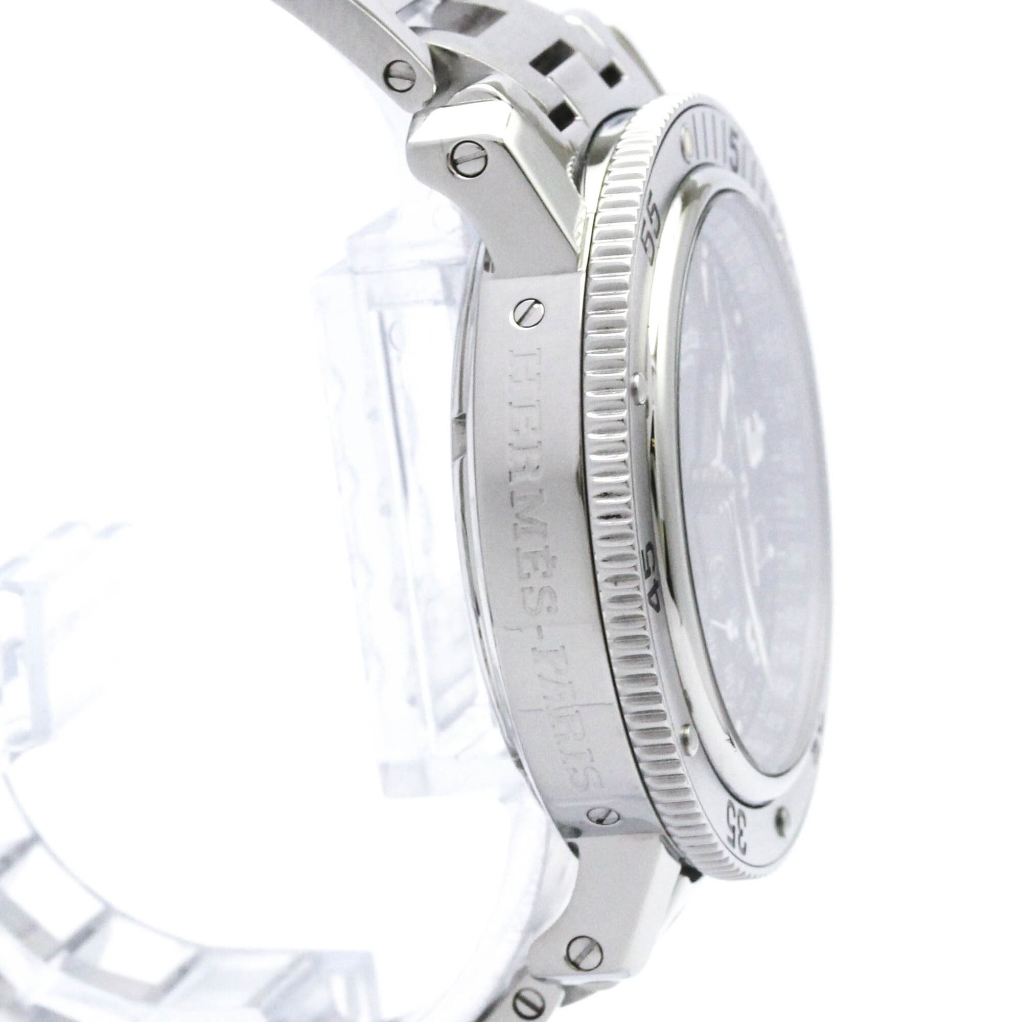 Hermes Clipper CL2.910 Black Dial Stainless steel 40mm Watch