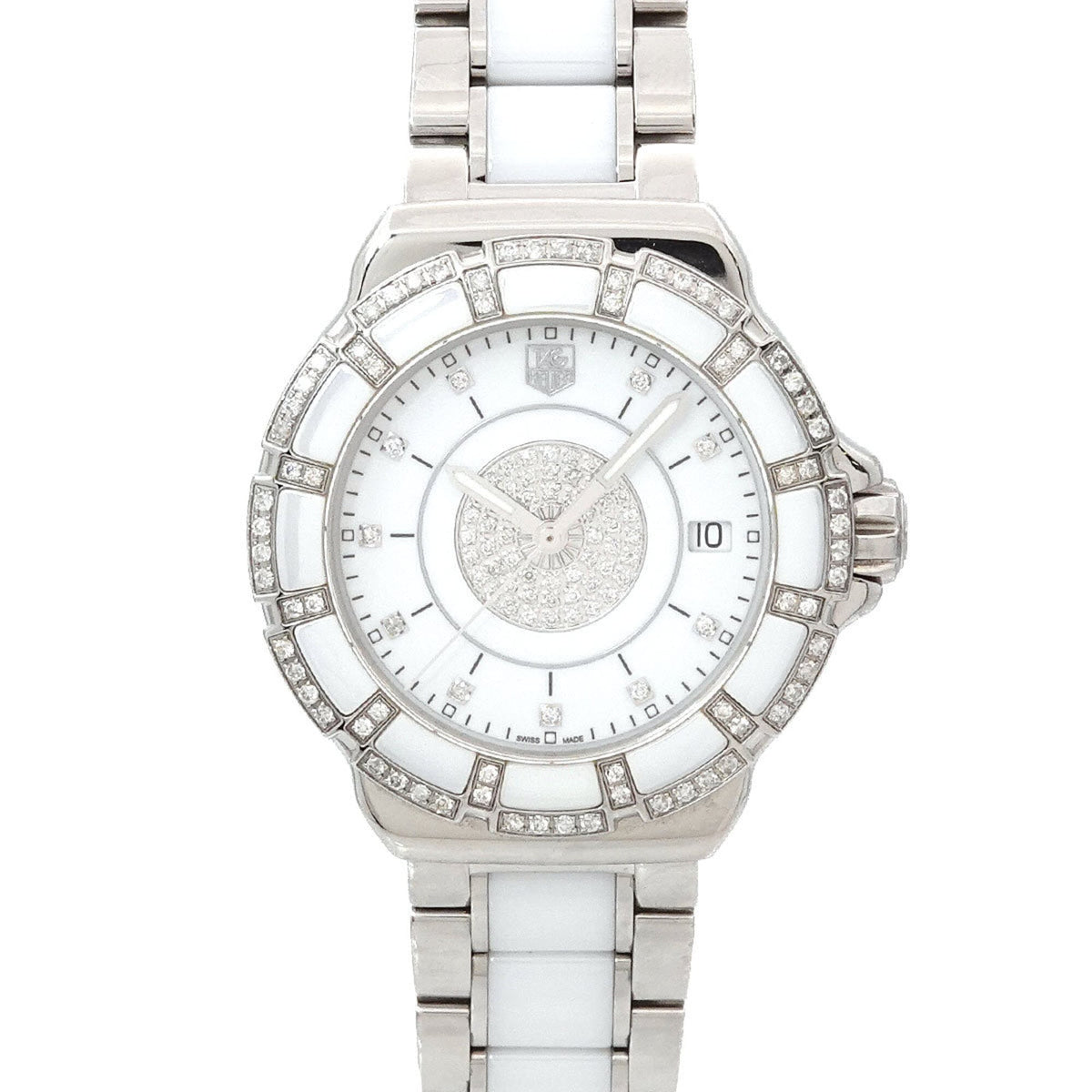 Montre TAG Heuer Formula WAH121D Blanc avec cadran de 35 mm