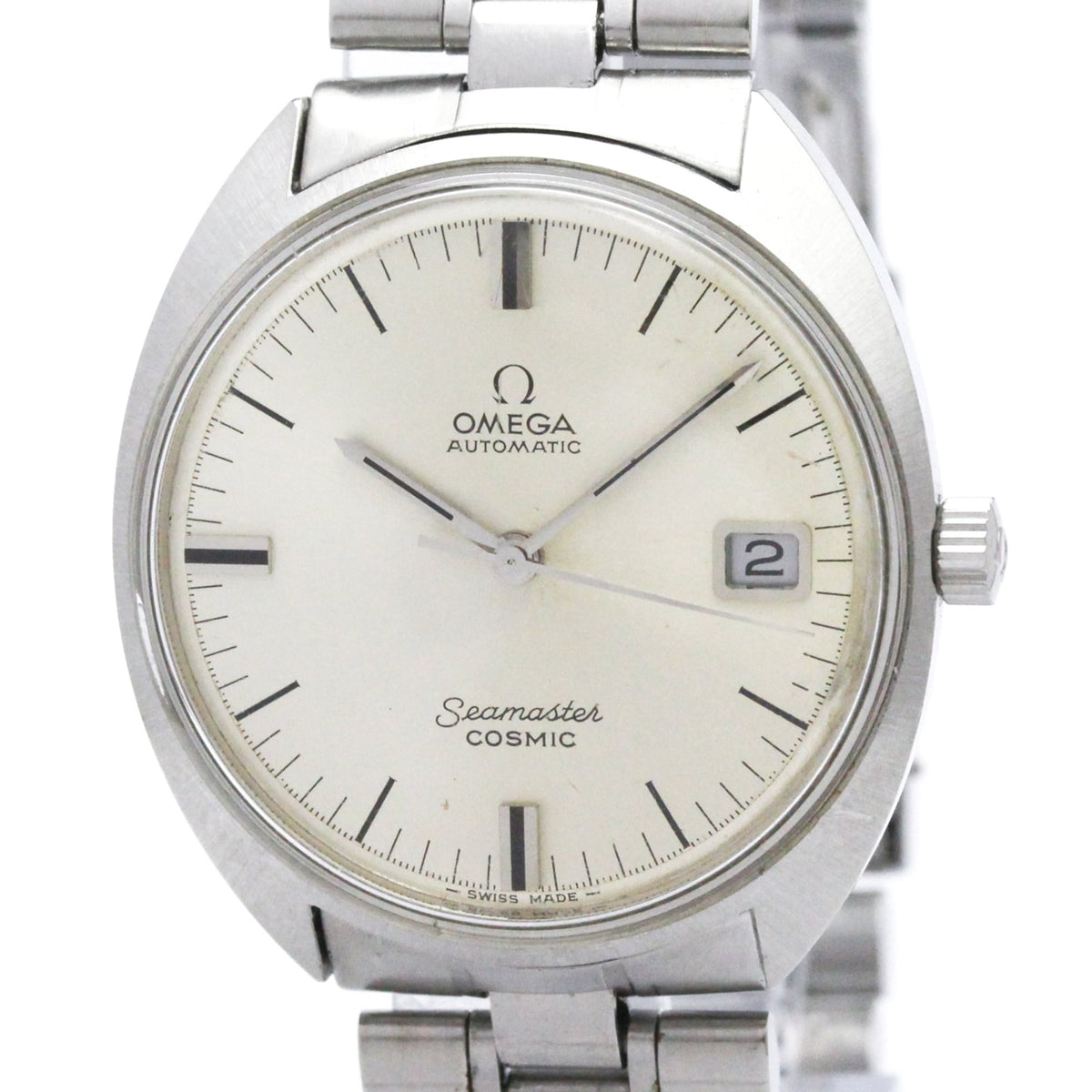 Omega Seamaster 166.026 Silver Dial 35mm Watch