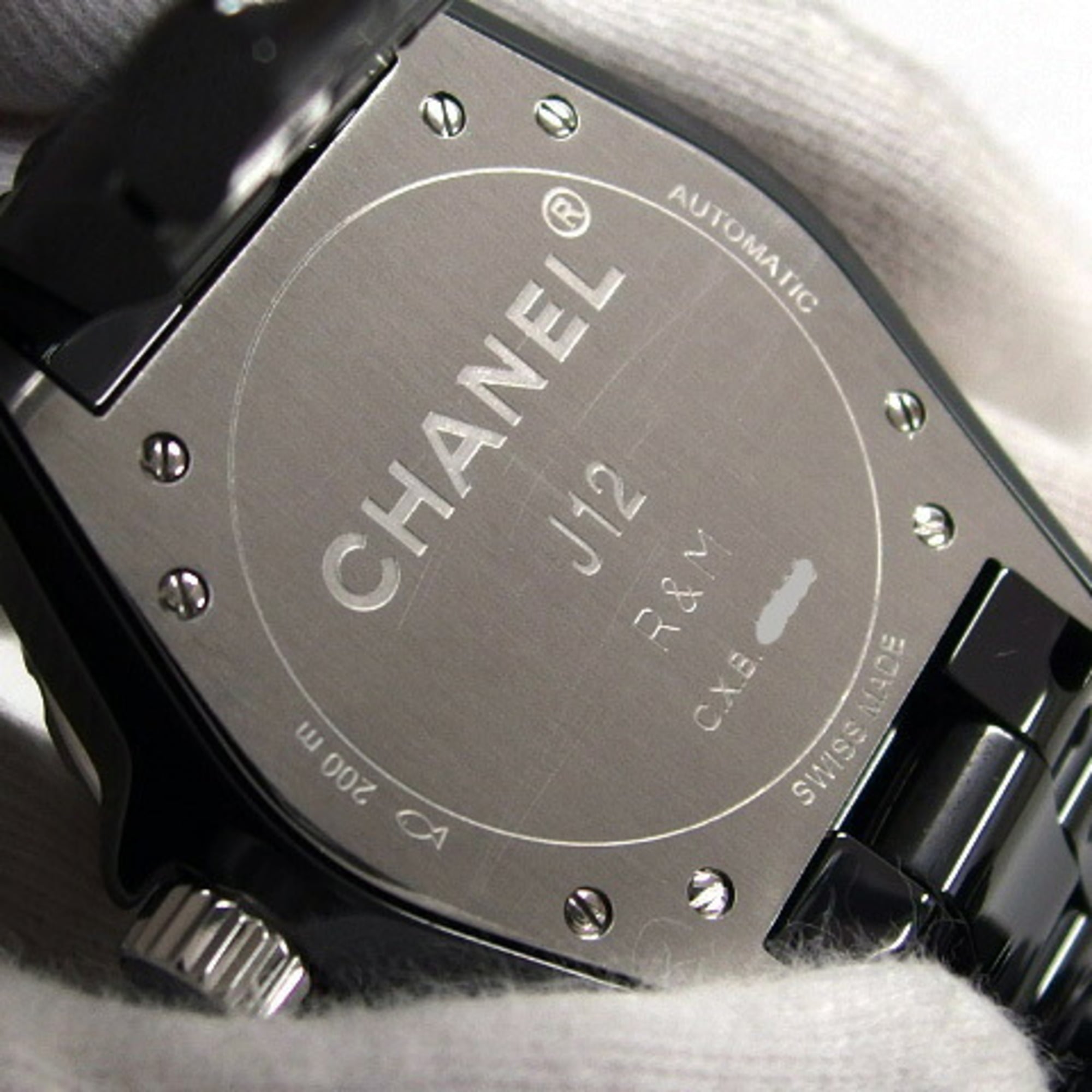 Chanel J12 H0685 Black Dial 38mm Watch