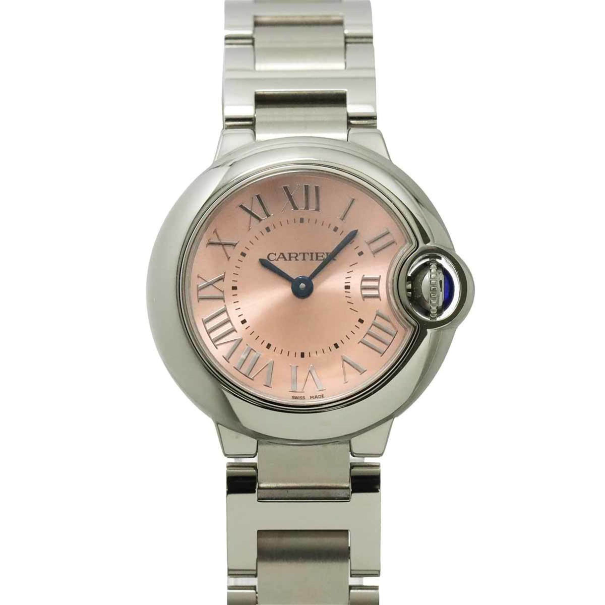 Cartier Ballon Bleu SM W6920038 Pink Dial 30mm Watch