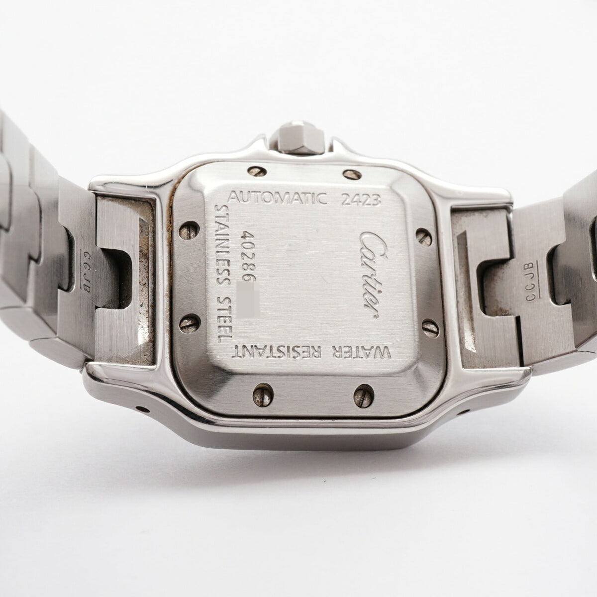 Cartier Santos Galbee SM W20054D6 Silber Zifferblatt 24 mm Uhr