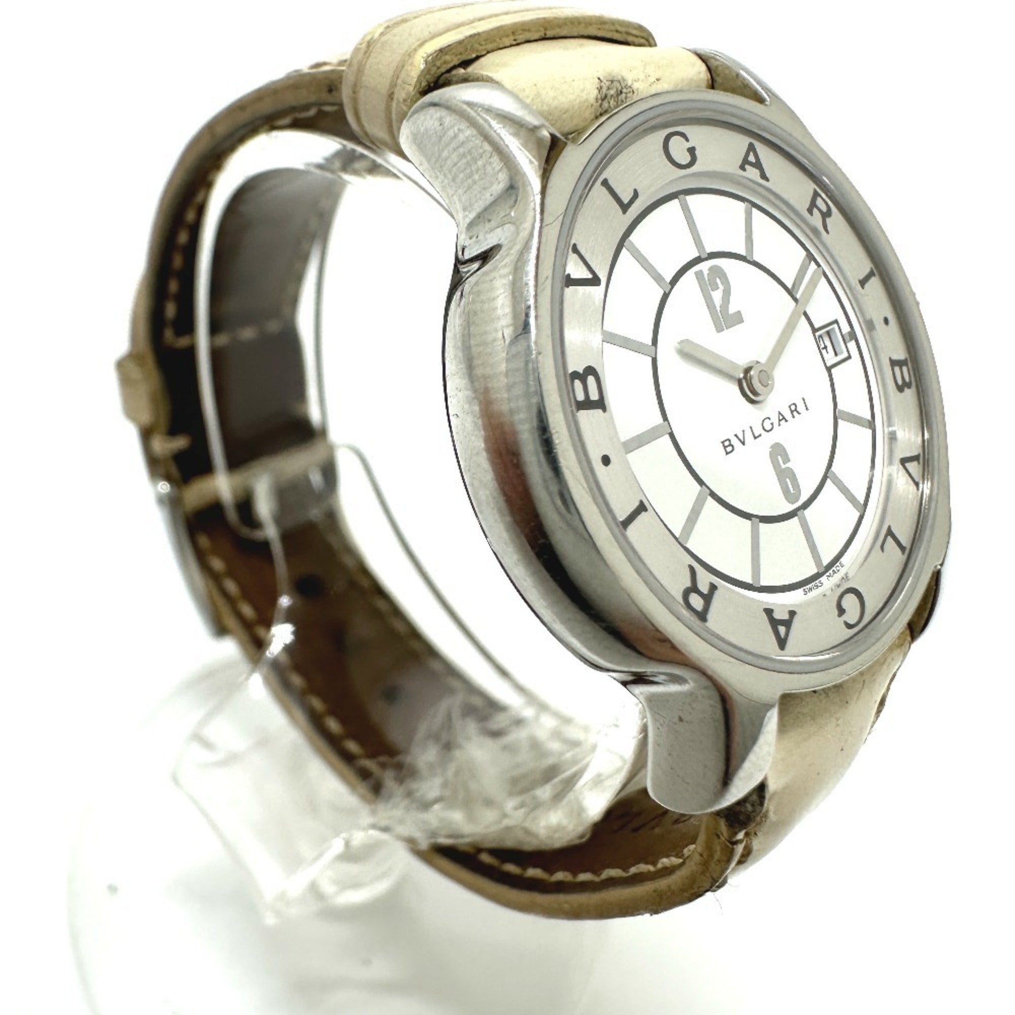 Bulgari Solotempo S-240202-4 White Dial 29mm Watch