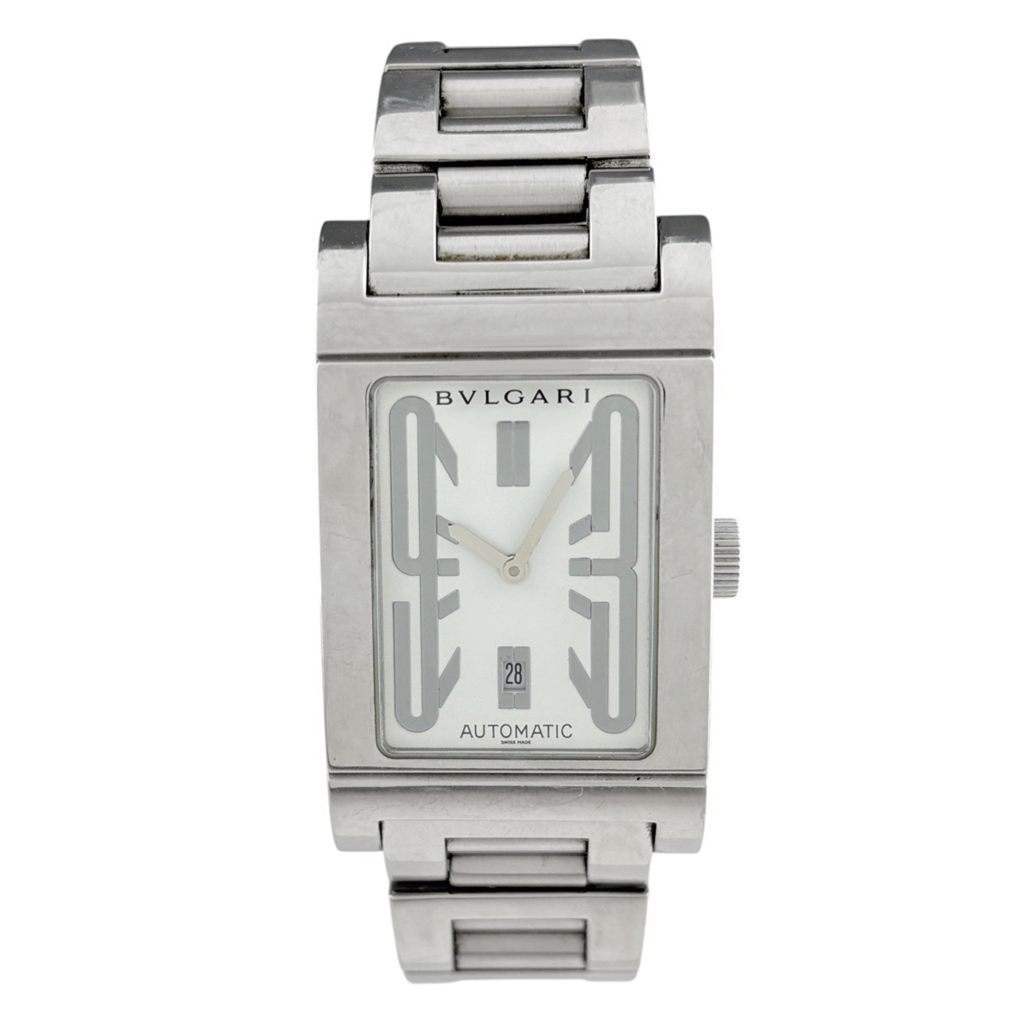 Bvlgari Bulgari BVLGARI Redangolo RT45S Weiß Zifferblatt 26 mm Uhr