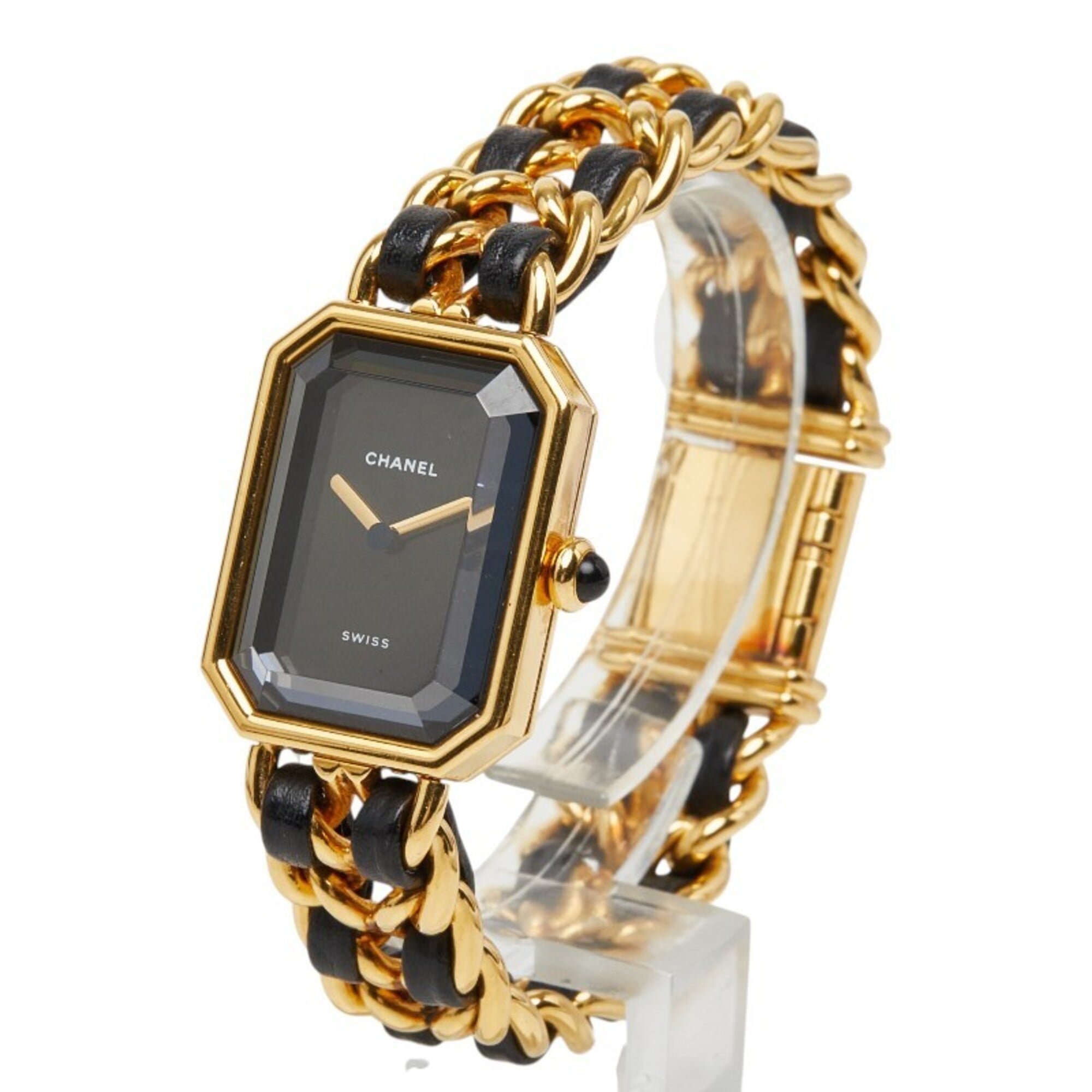 Chanel Première M H0001 Black Dial 20mm Watch