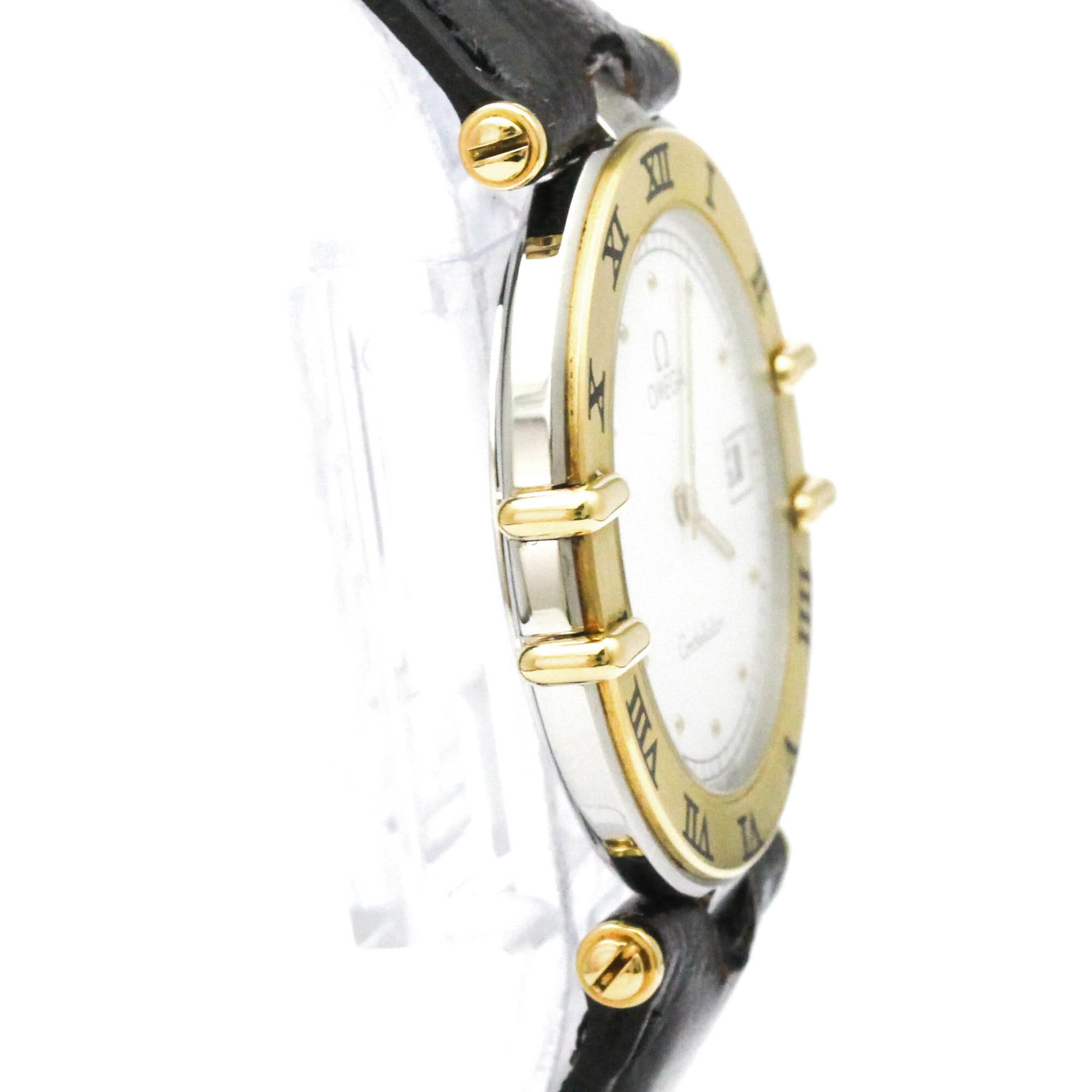 Montre pour homme OMEGA Constellation Date Or 18 carats en acier 196.0360