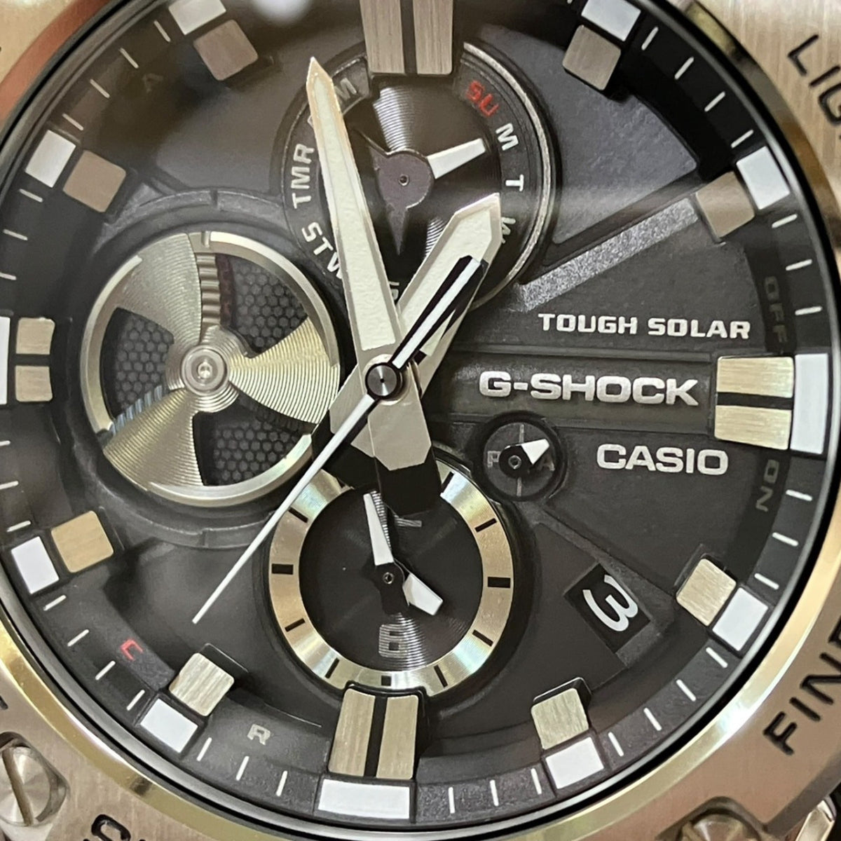 Casio G-SHOCK GST-B100-1AJF Schwarz Zifferblatt 53 mm Uhr