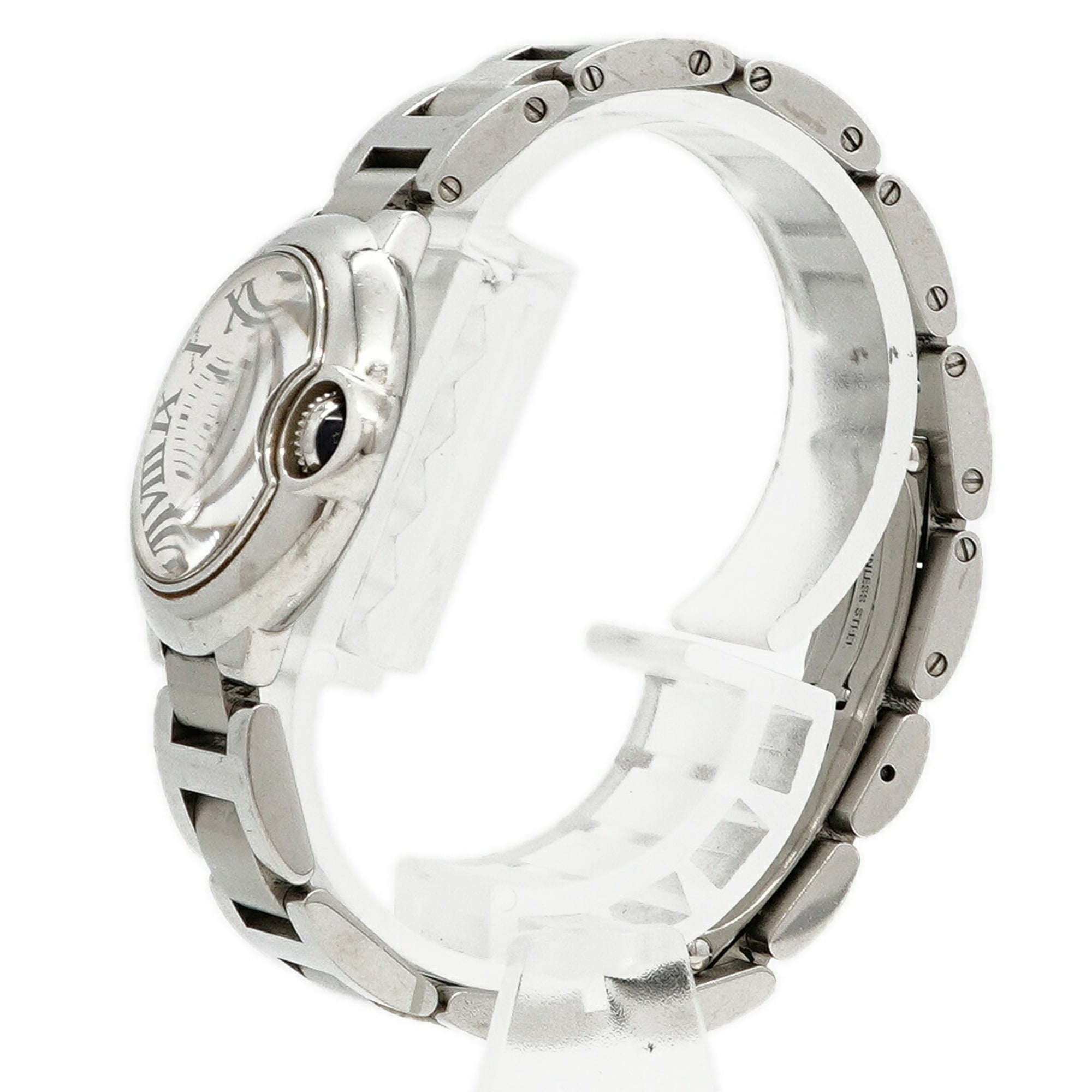 Cartier Ballon Bleu SM W69010Z4 Silver Dial Wo