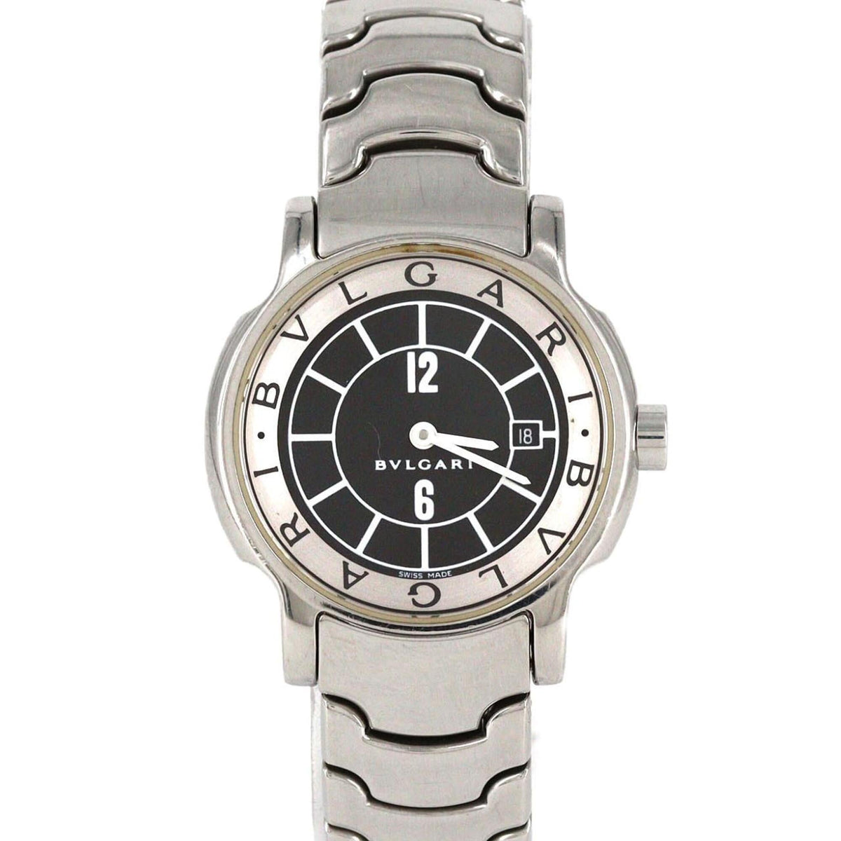 Bulgari Solotempo ST29S ST29BSSD Stainless Steel Quartz display picture 1