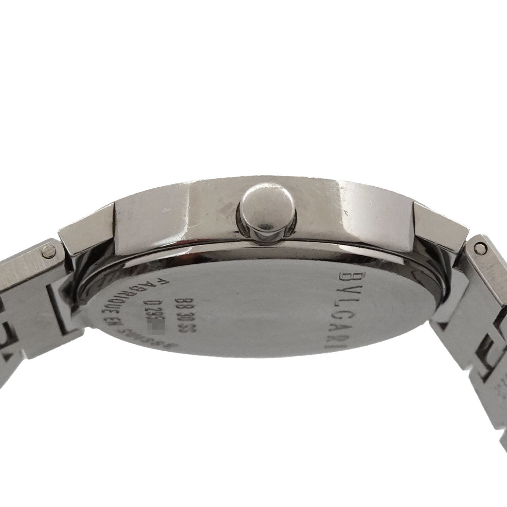 BVLGARI BB30SS Boys' Watch Date Black Quartz