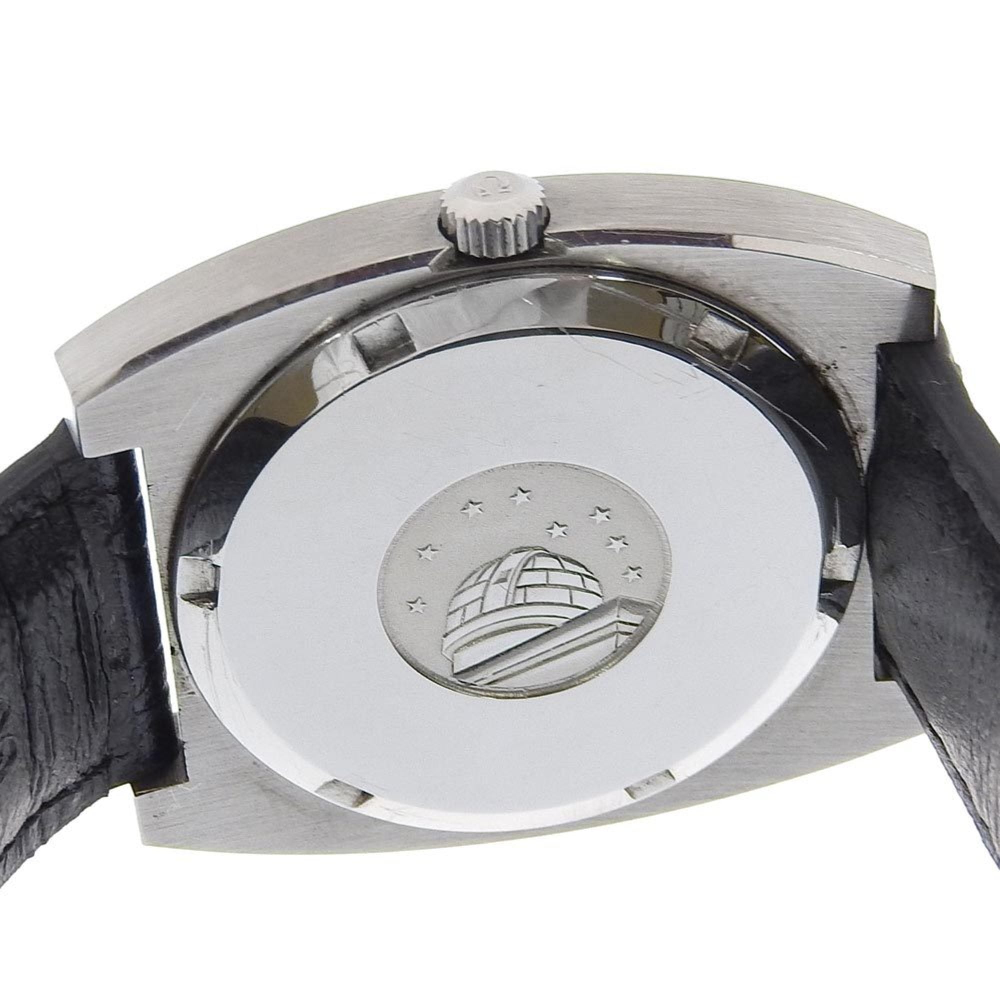 OMEGA Constellation UhrChronometer, Kaliber 1001, Edelstahl x geprägtes LederAutomatik Silber Zifferblatt, Herrenuhr S120924440