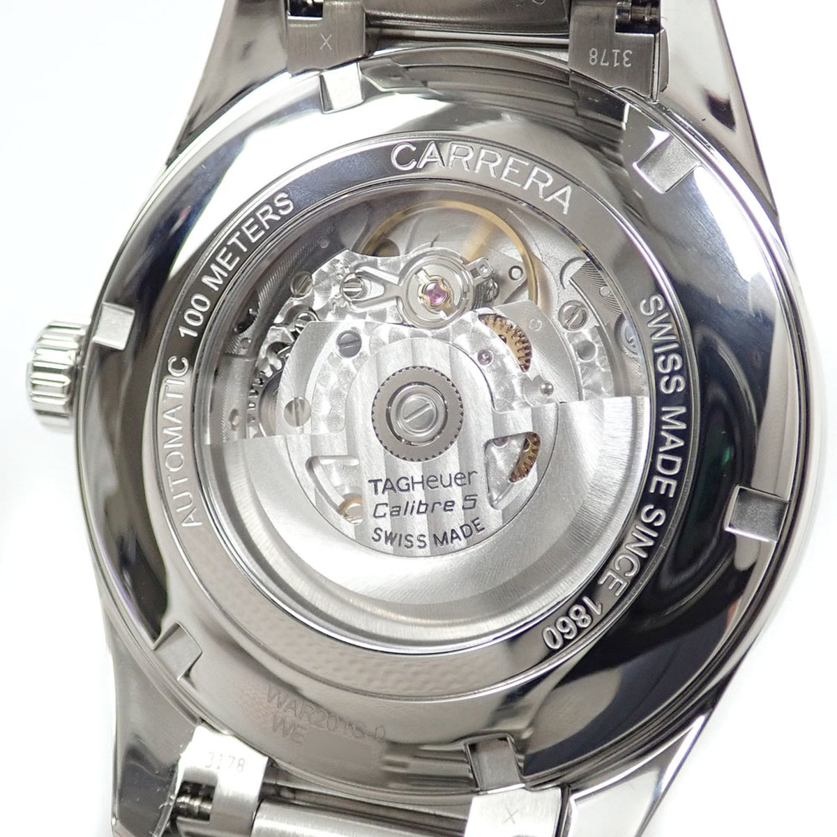 TAG Heuer Carrera Calibre 5 WAR201C.BA0723 Black Dial 41mm Watch
