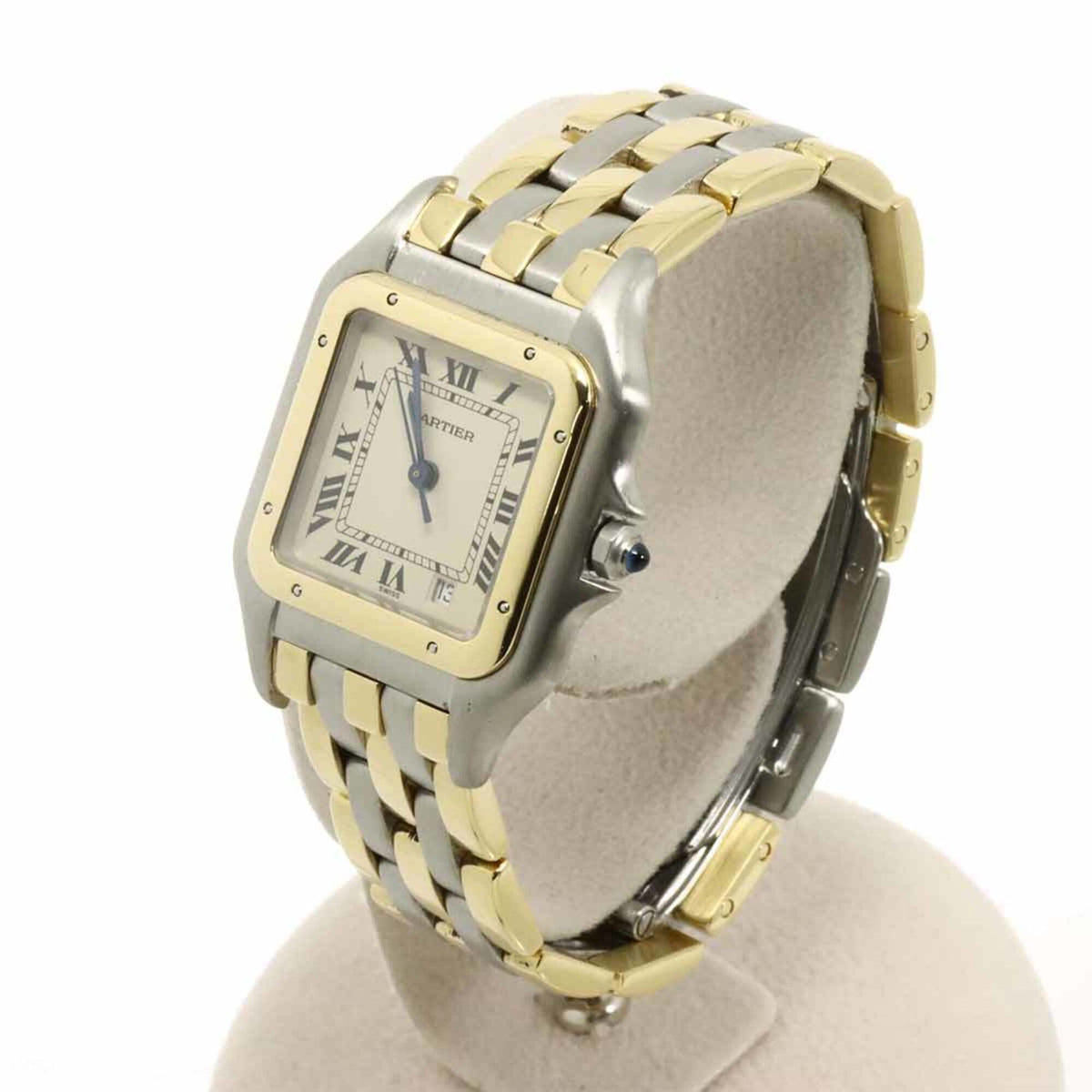 Cartier Panthère MM 3-rijig 83083224 horloge met ivoorkleurige wijzerplaat, 26 mm