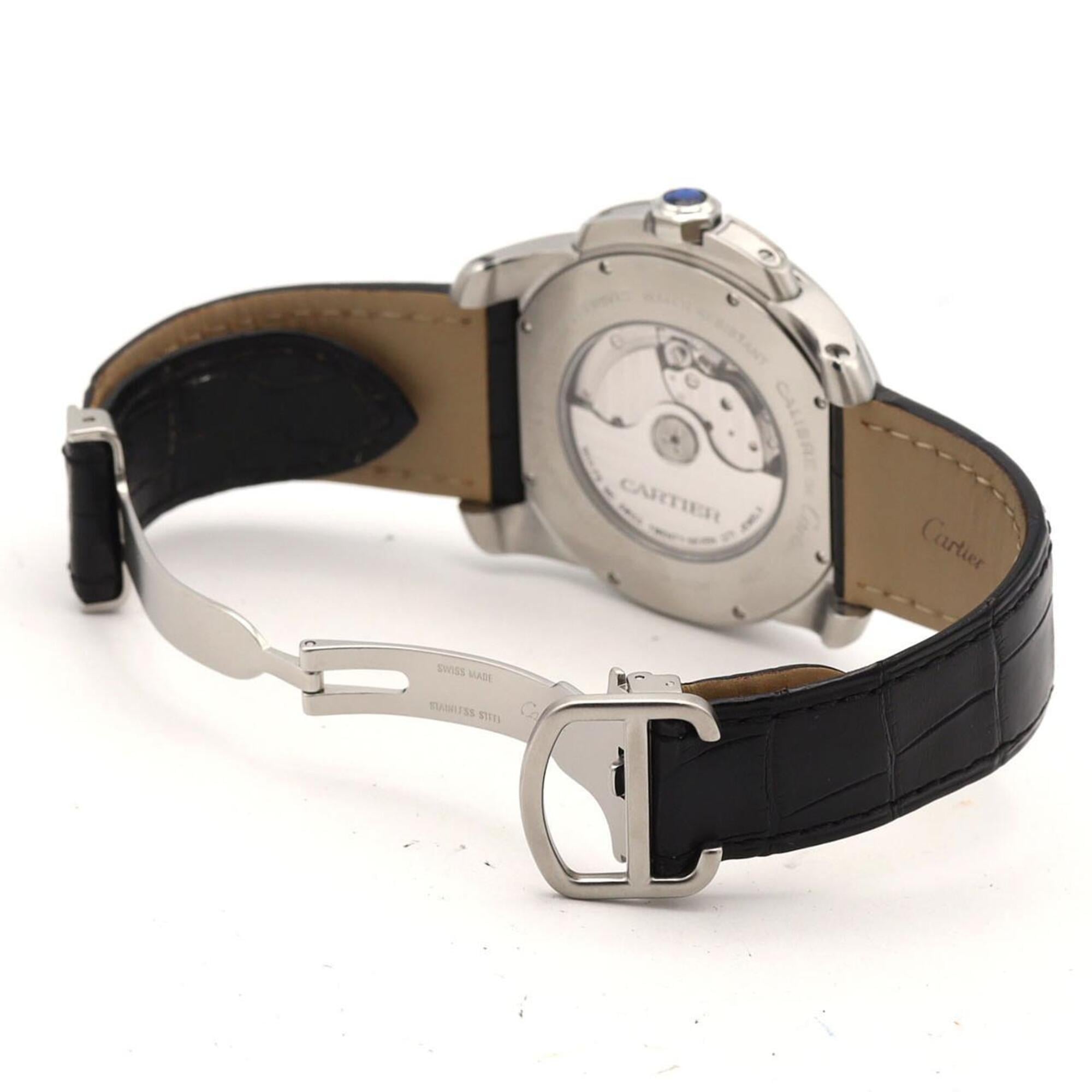 Cartier Calibre de W7100014 Black Dial 42mm Watch